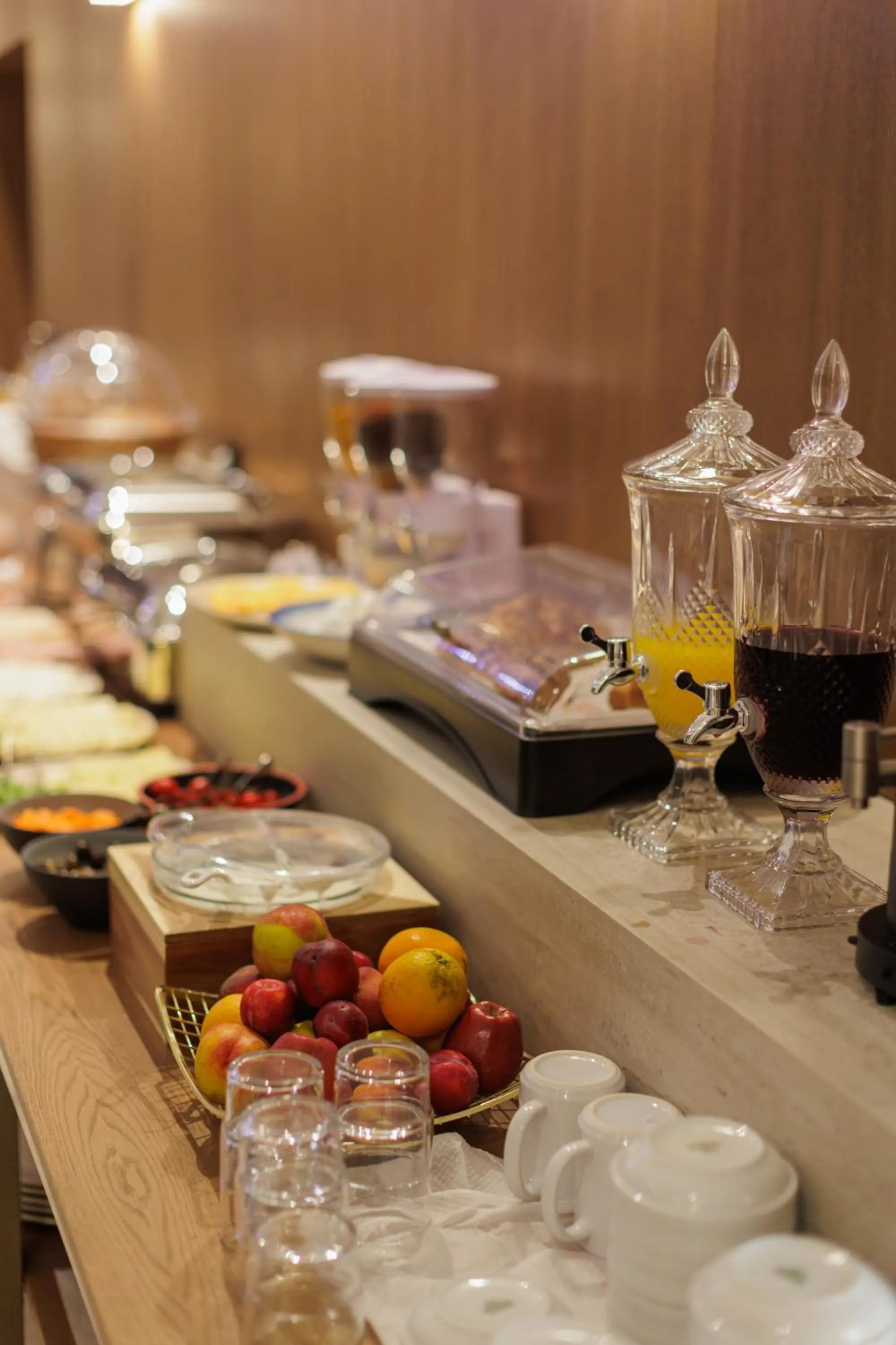 Continental breakfast in Sazani Hotel