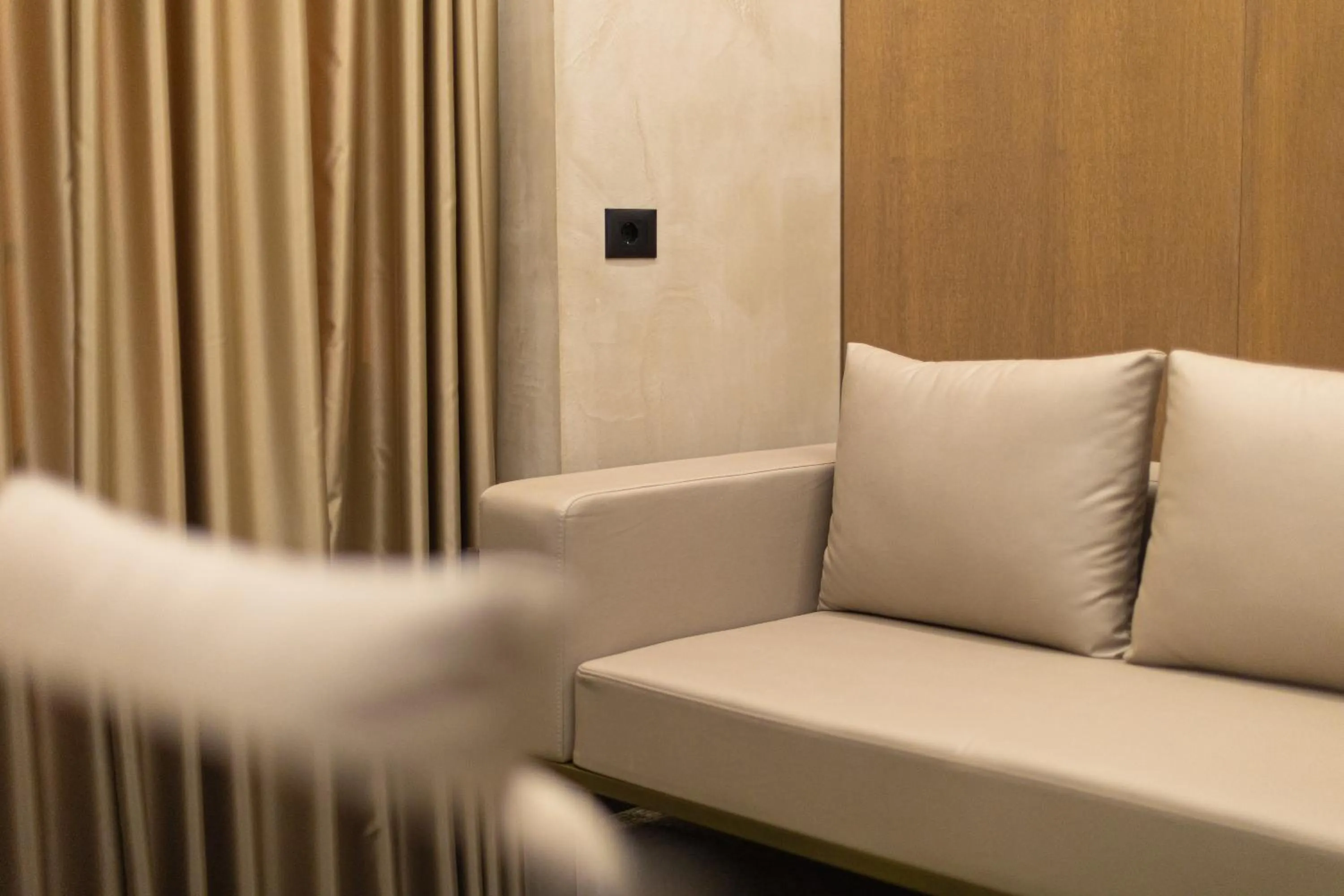 Seating area in Sazani Hotel