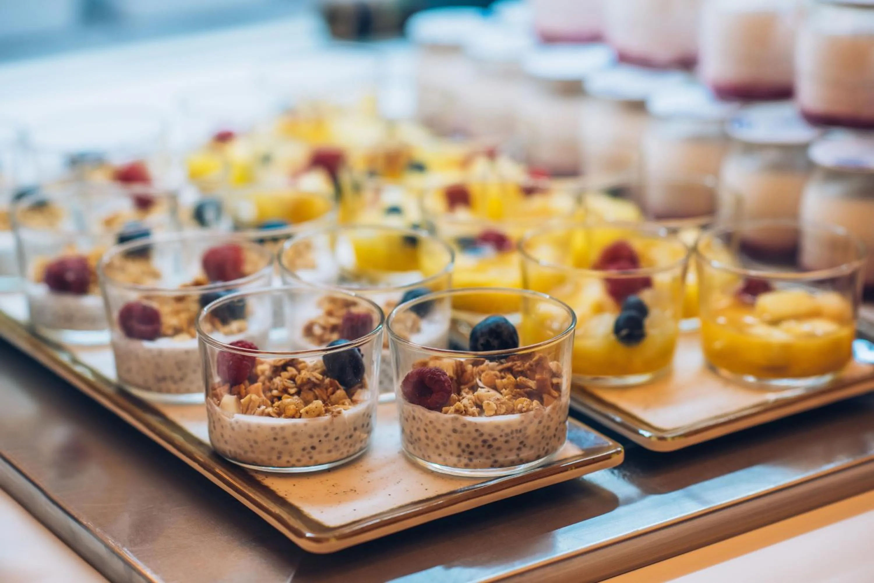 Buffet breakfast in Coral Beach Aparthotel