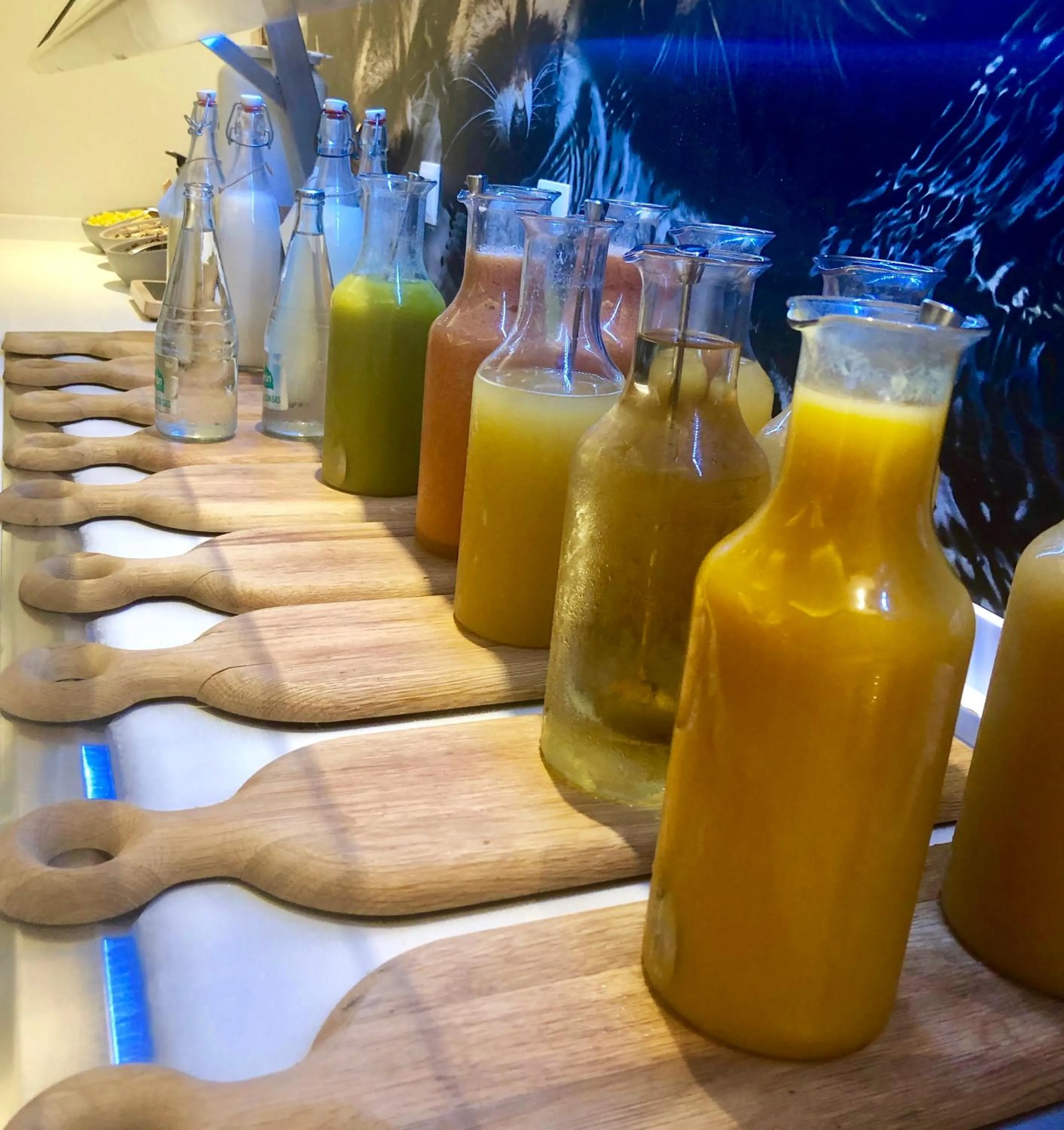 Buffet breakfast in Coral Beach Aparthotel