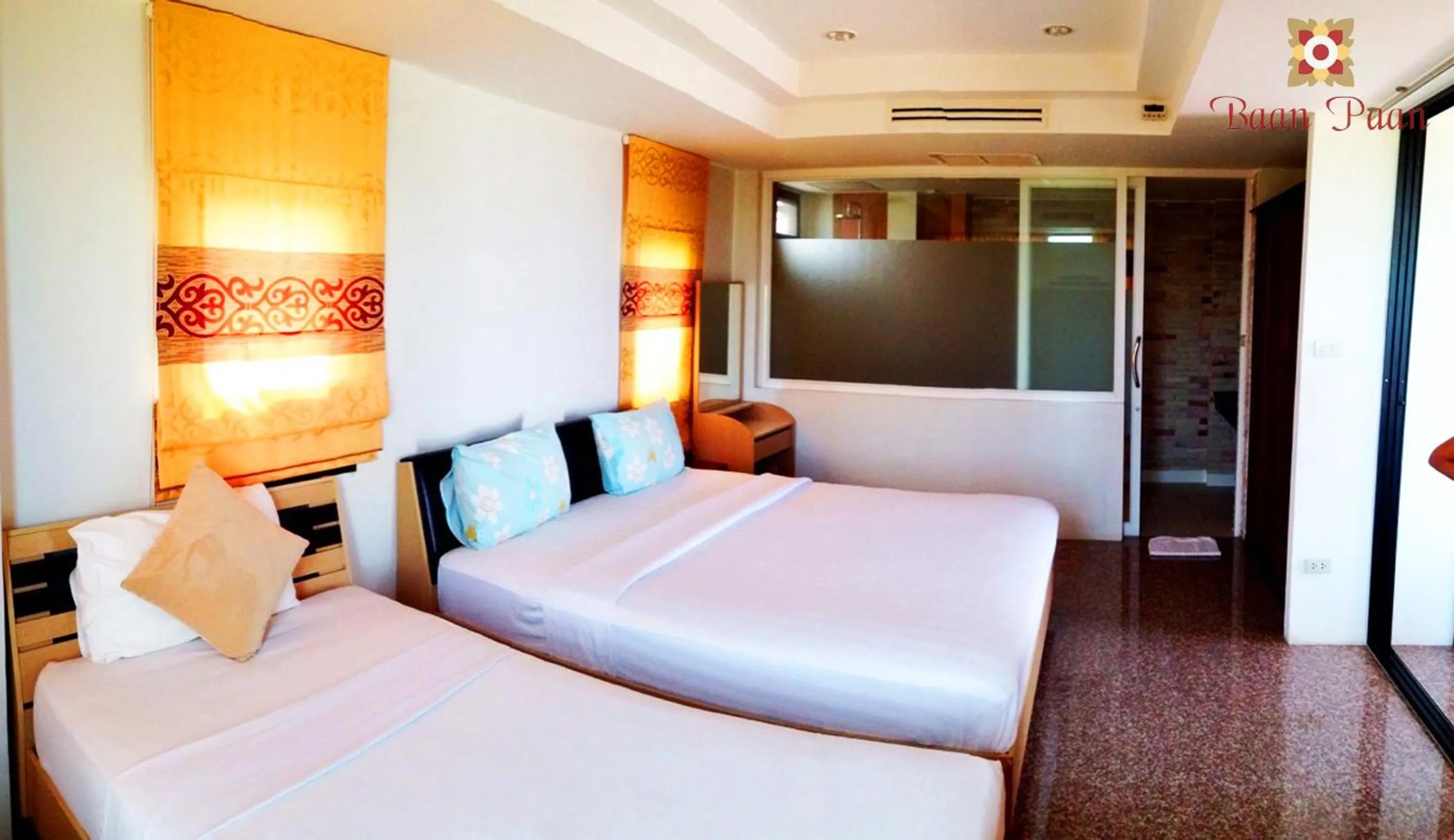Photo of the whole room, Bed in Baan Paan Hua Hin