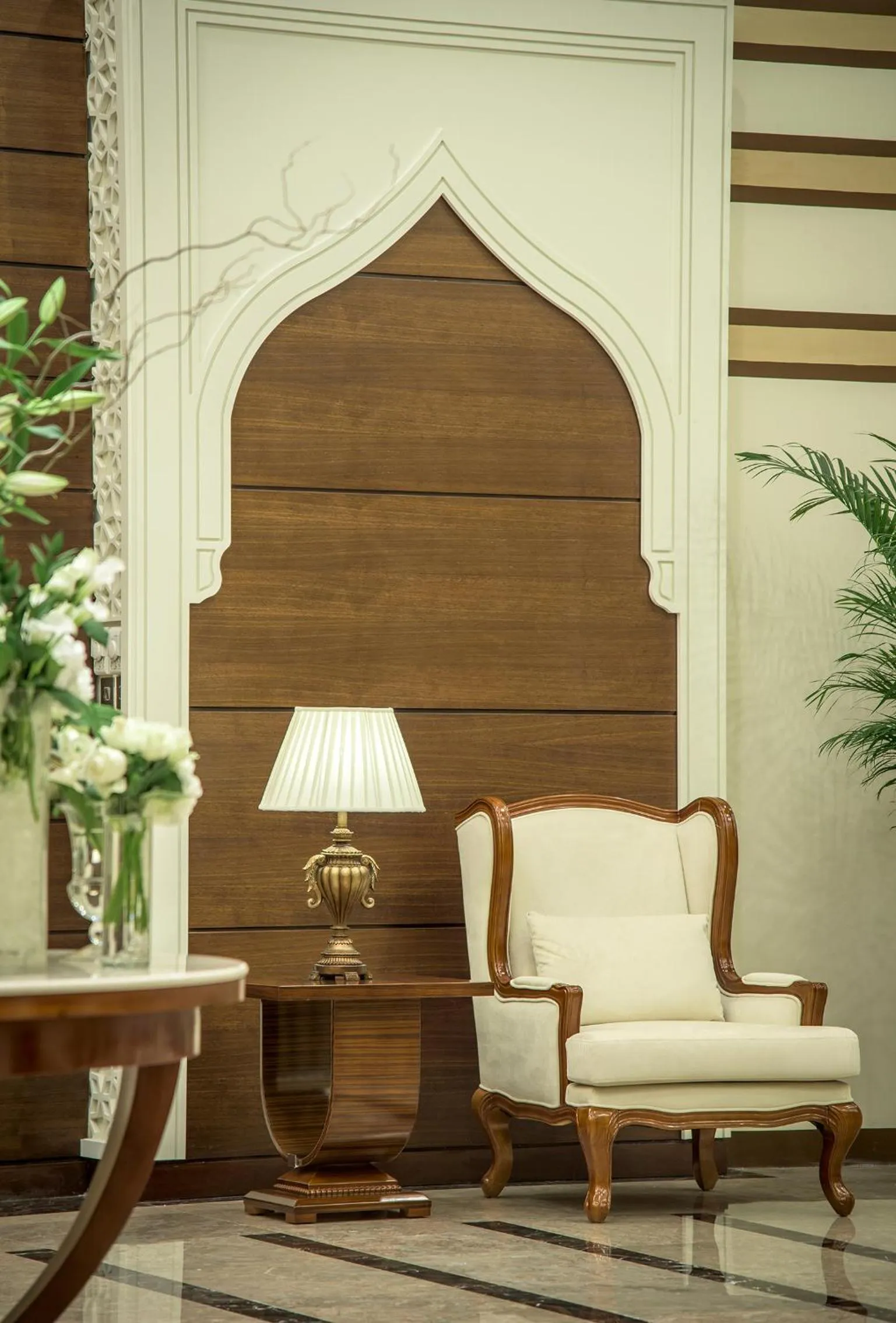 Seating area in Ezdan Residence