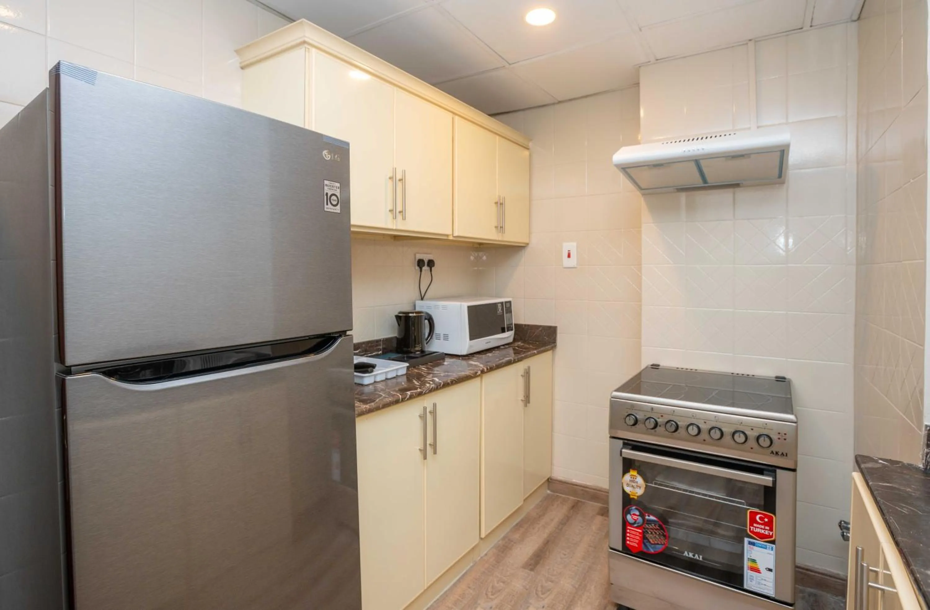 Kitchen or kitchenette in Ezdan Residence