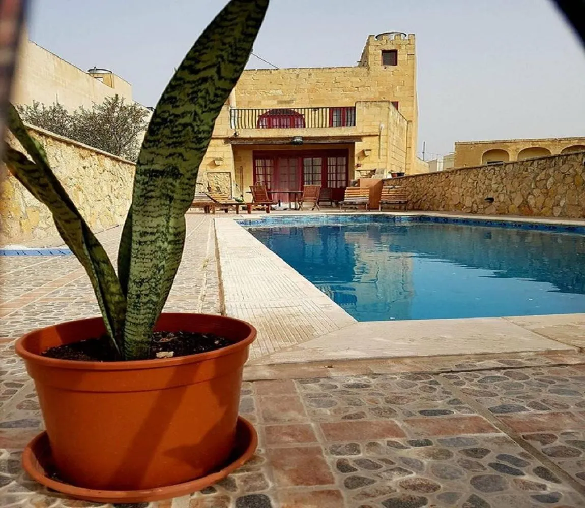 Swimming pool in Ta' Karkar Villa Bed and Breakfast