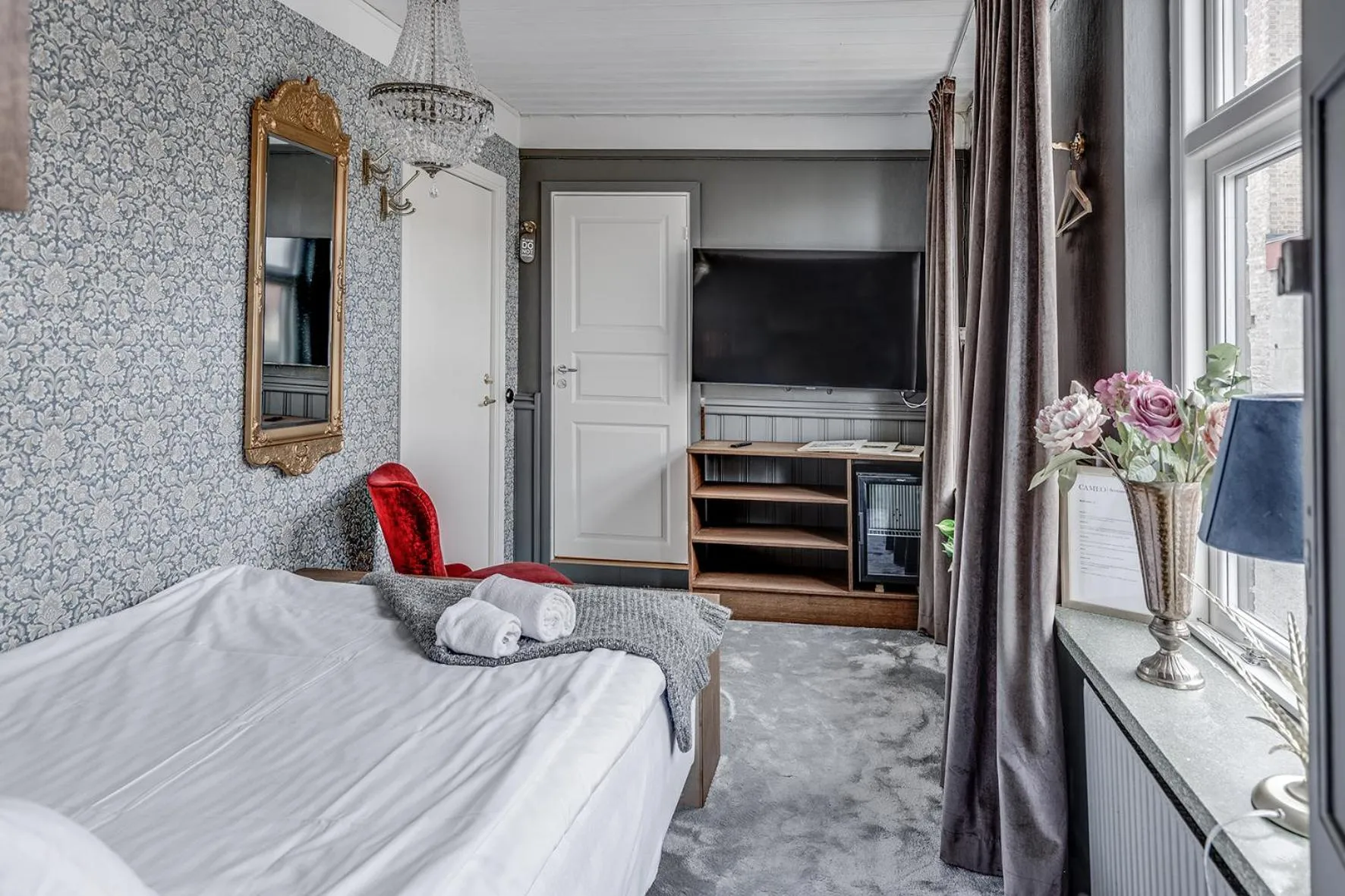 Bedroom, Bed in Cameo Boutique Hotell