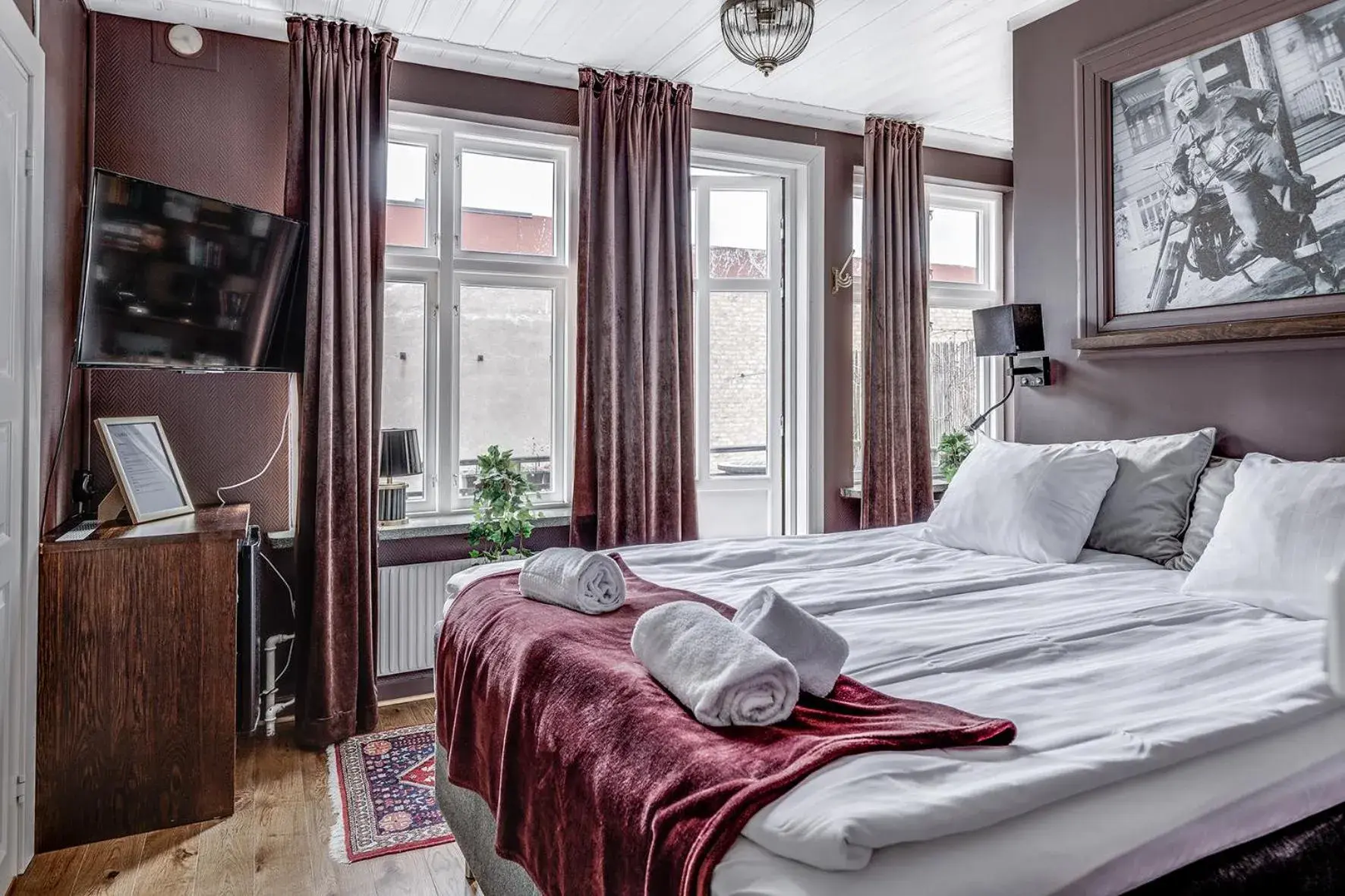 Double Room with Balcony - single occupancy in Cameo Boutique Hotell Double Room with Balcony - single occupancy in Cameo Boutique Hotell