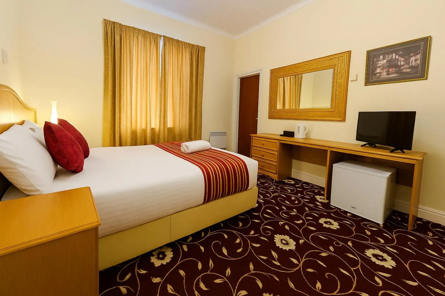 Bed in The Amara Inn