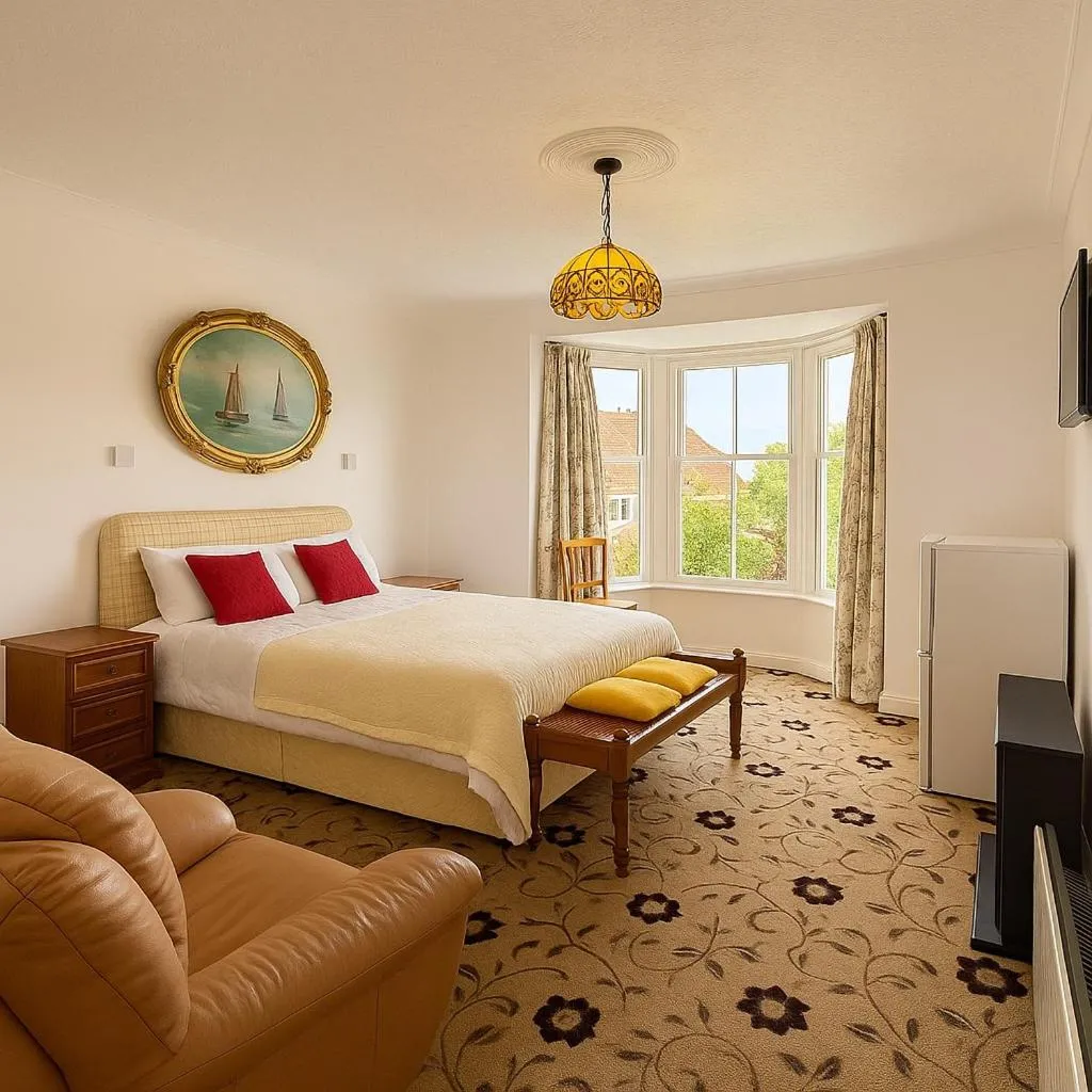 Bed in The Amara Inn
