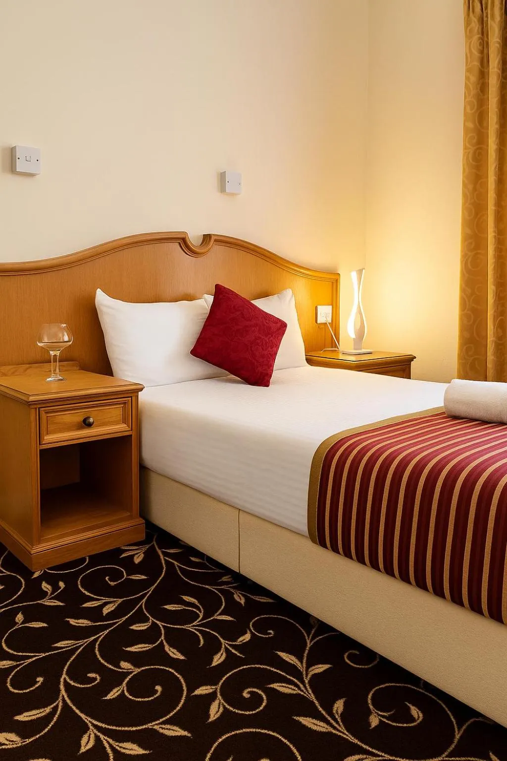 Bed in The Amara Inn