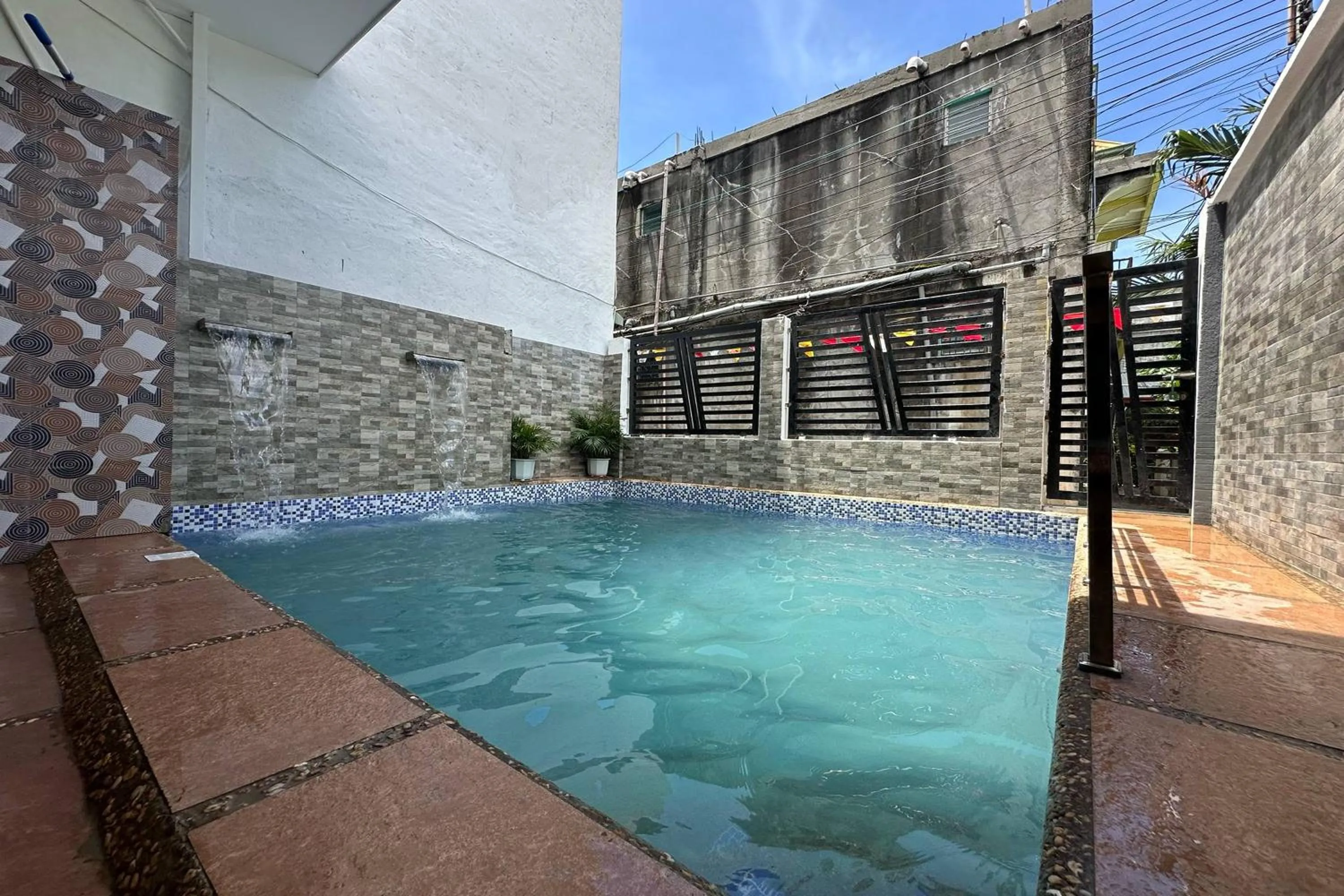 Swimming pool in White-Beach Hideaway Resort Puerto Galera