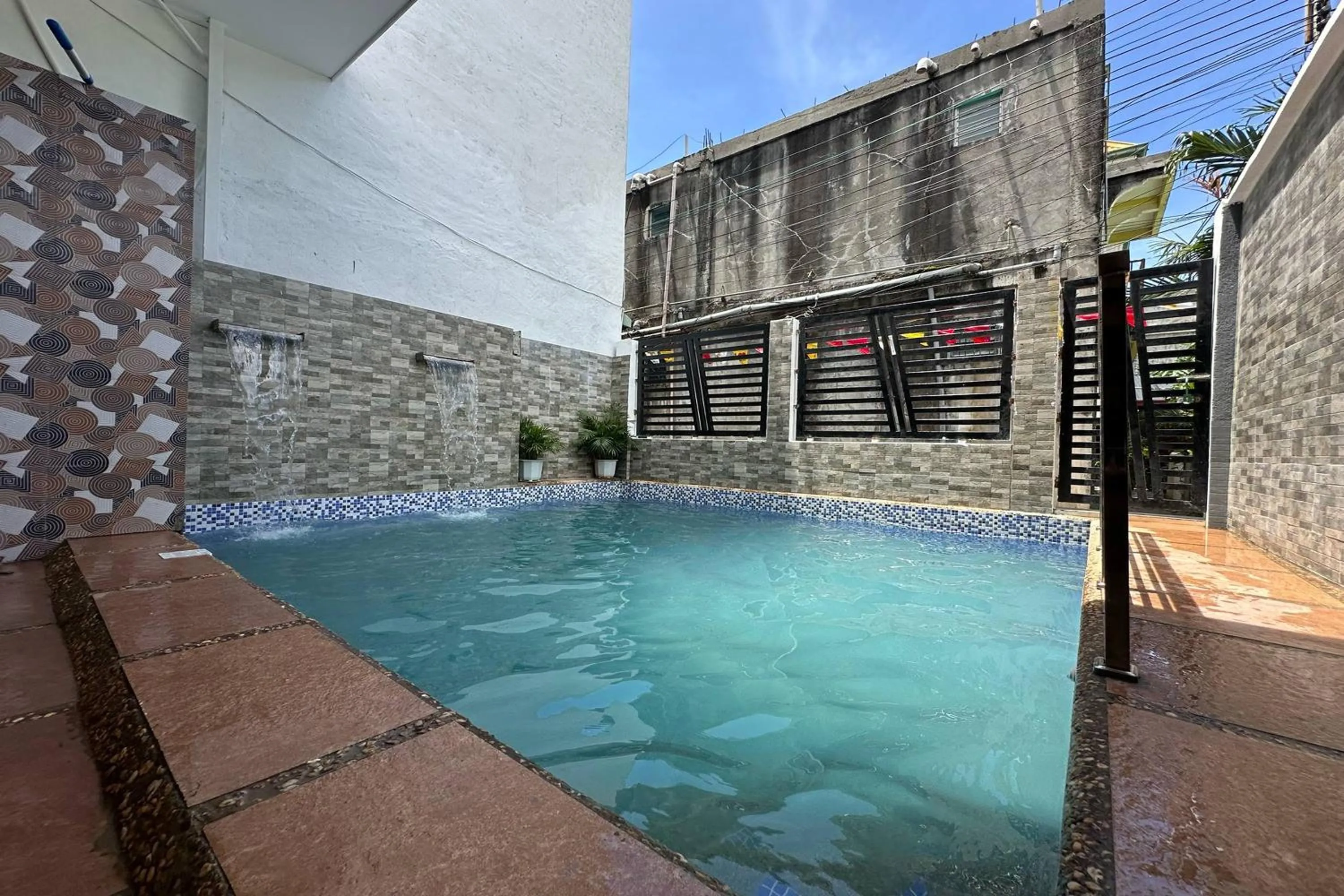 Swimming pool in White-Beach Hideaway Resort Puerto Galera