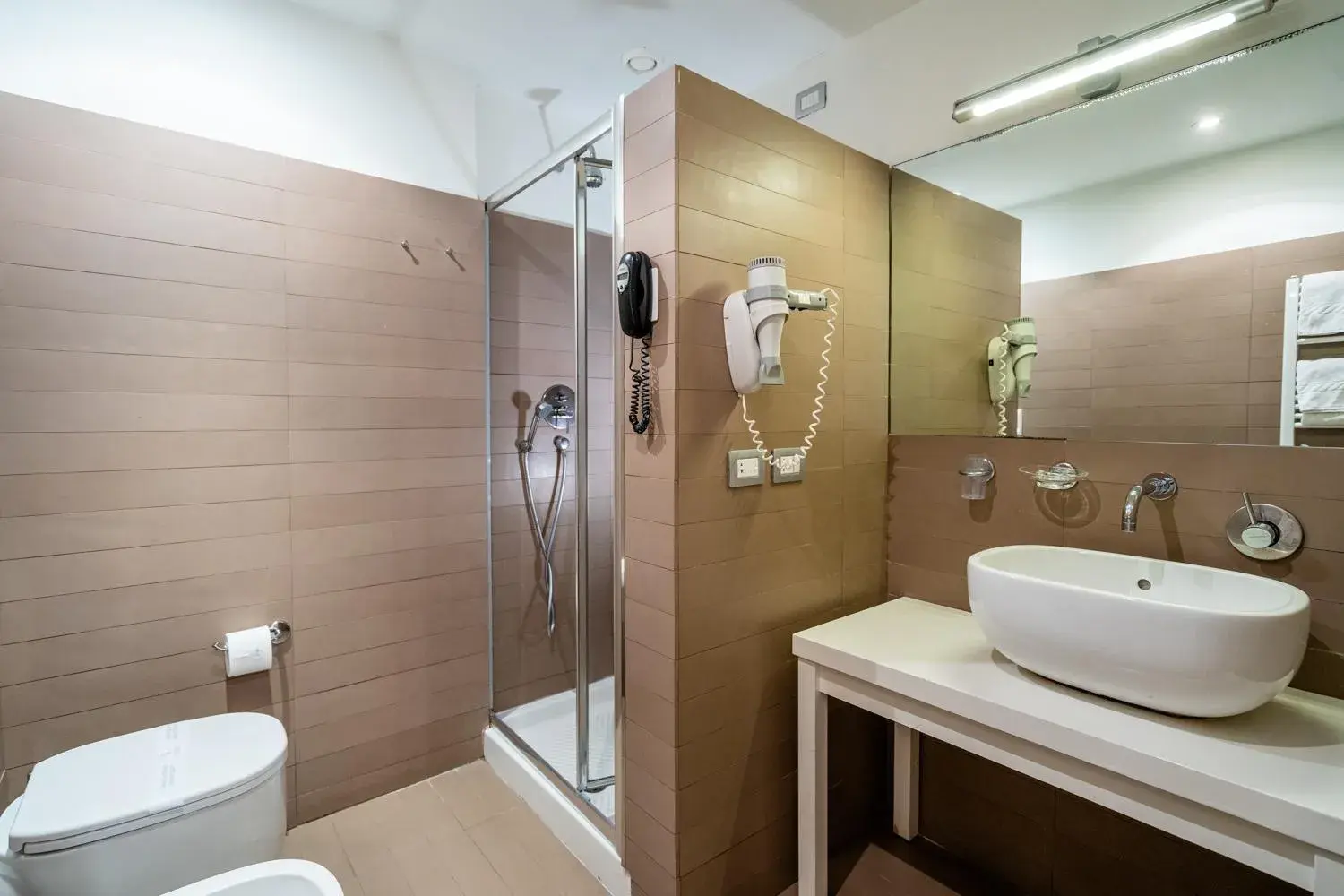 Bathroom in Capo Peloro Hotel Bathroom in Capo Peloro Hotel