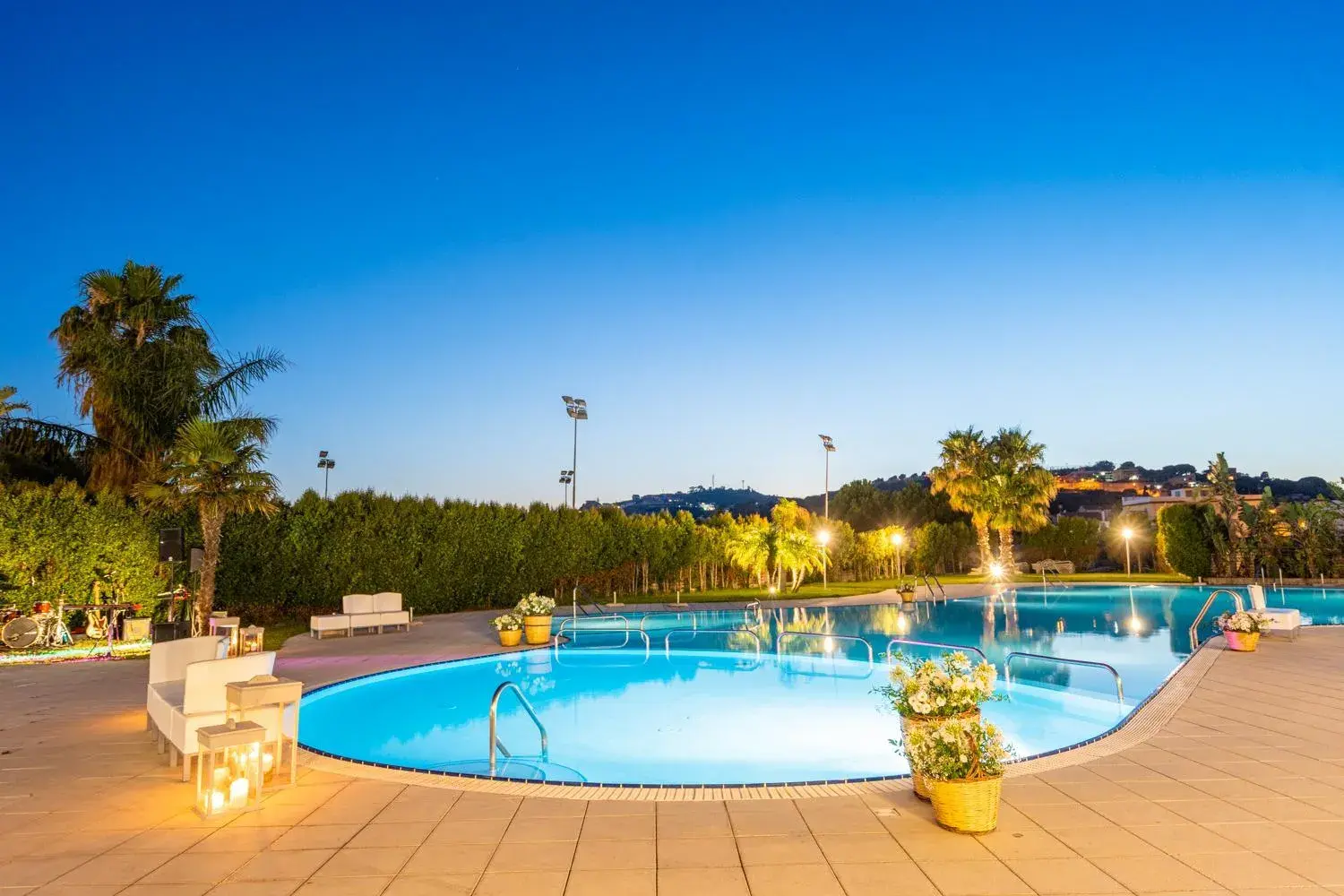 Swimming pool in Capo Peloro Hotel Swimming pool in Capo Peloro Hotel