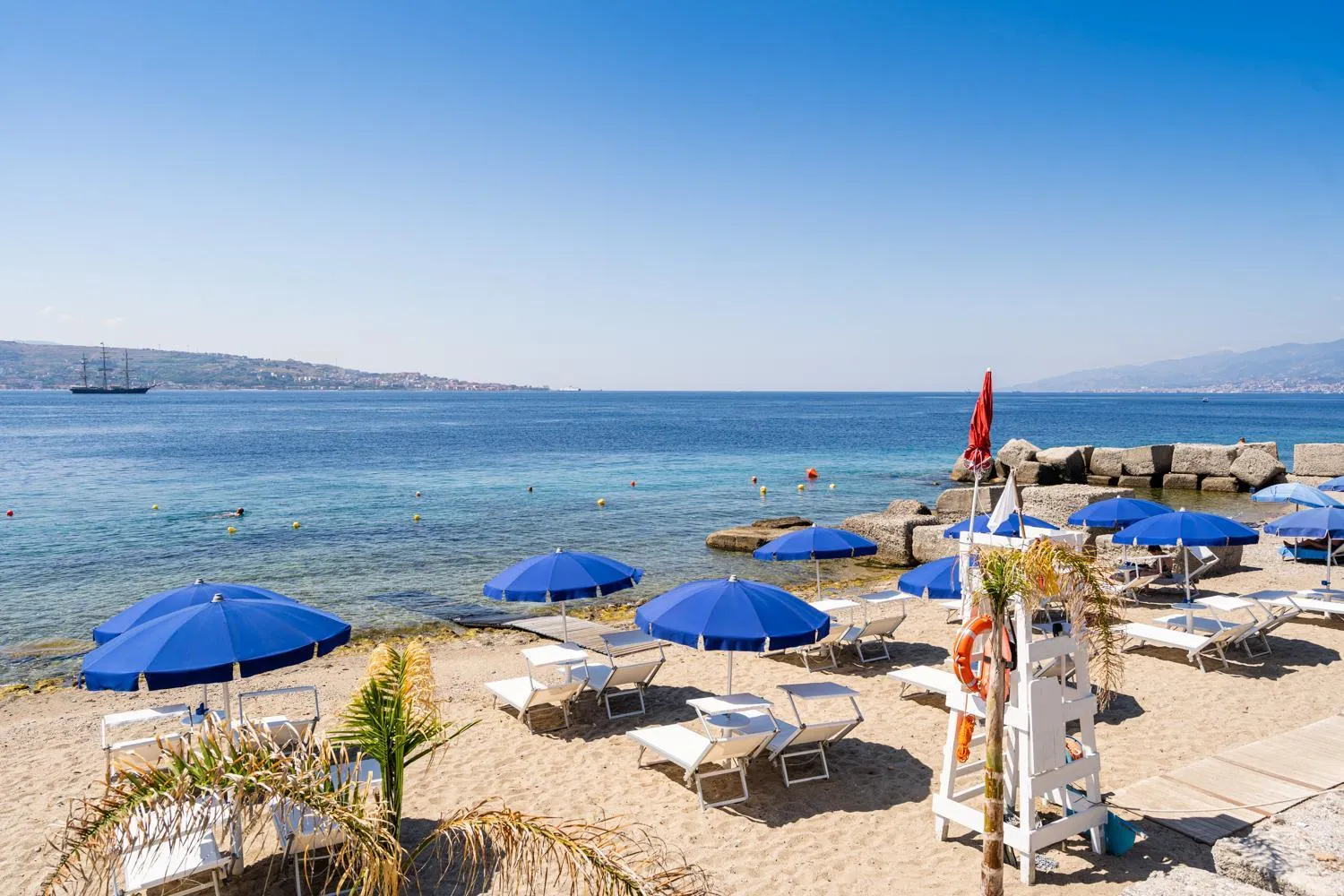 Sea view in Capo Peloro Hotel