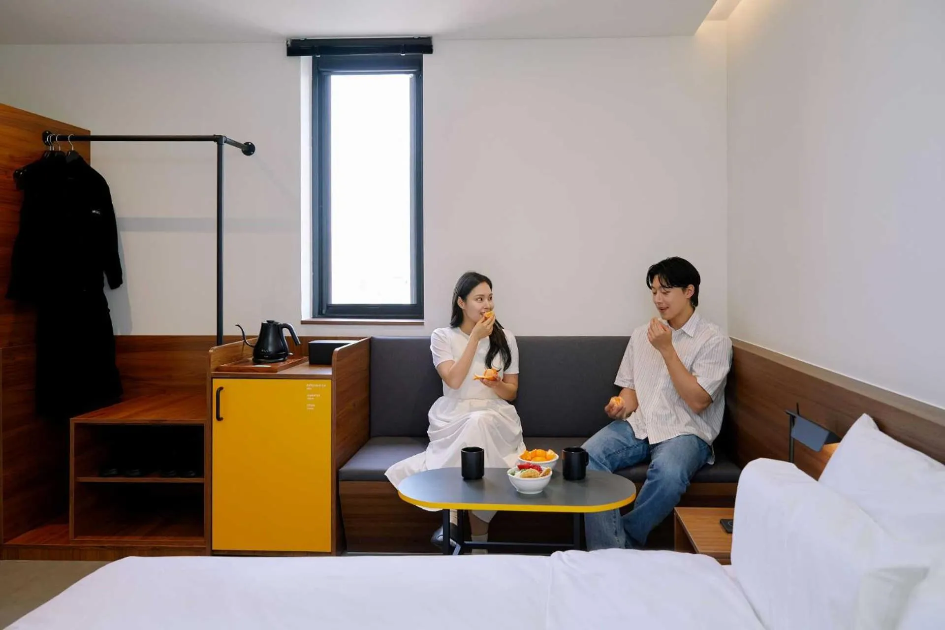 Coffee/tea facilities, Bed in Moor Hotel Mokpo By Anook