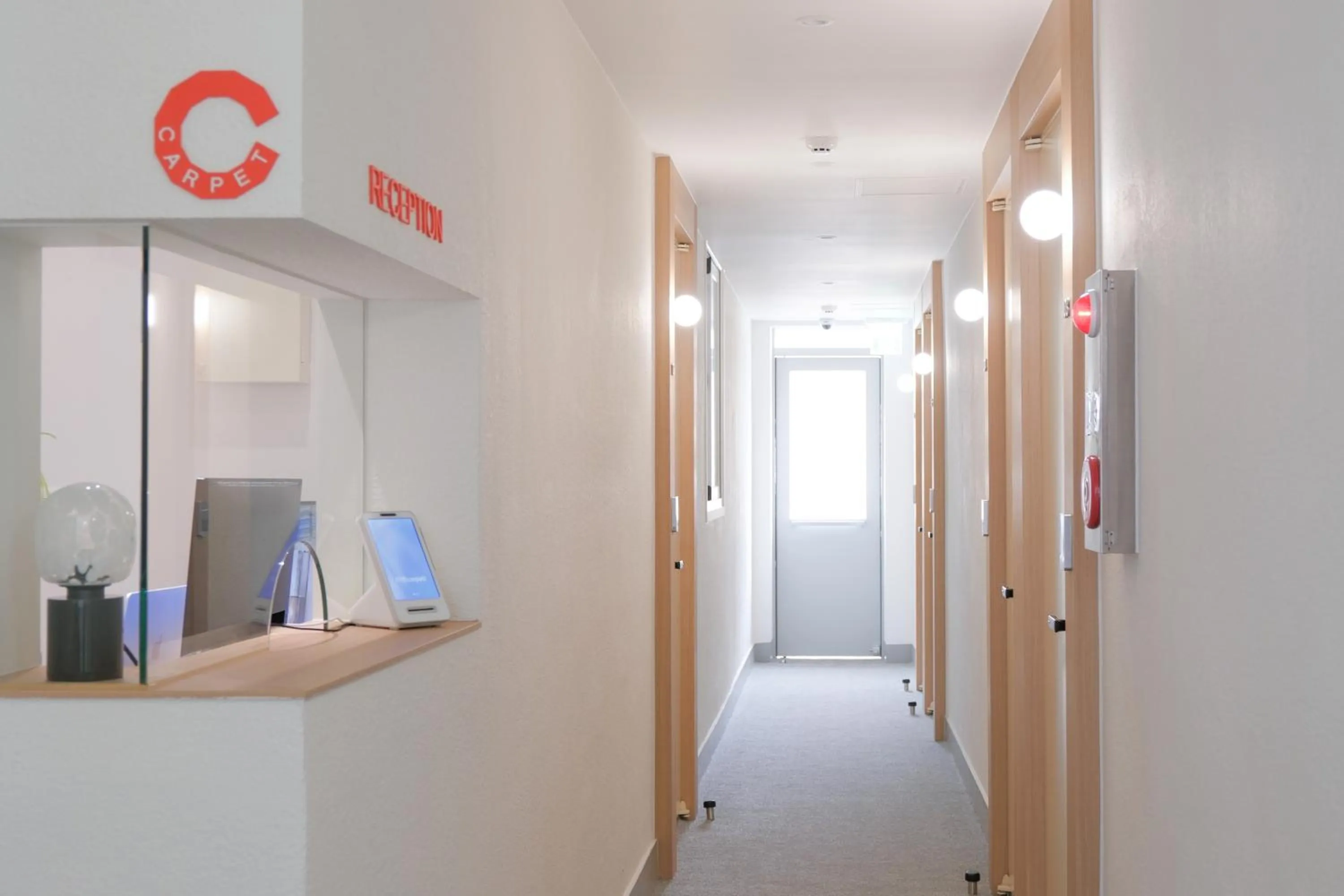 Lobby or reception in Hotel Carpet