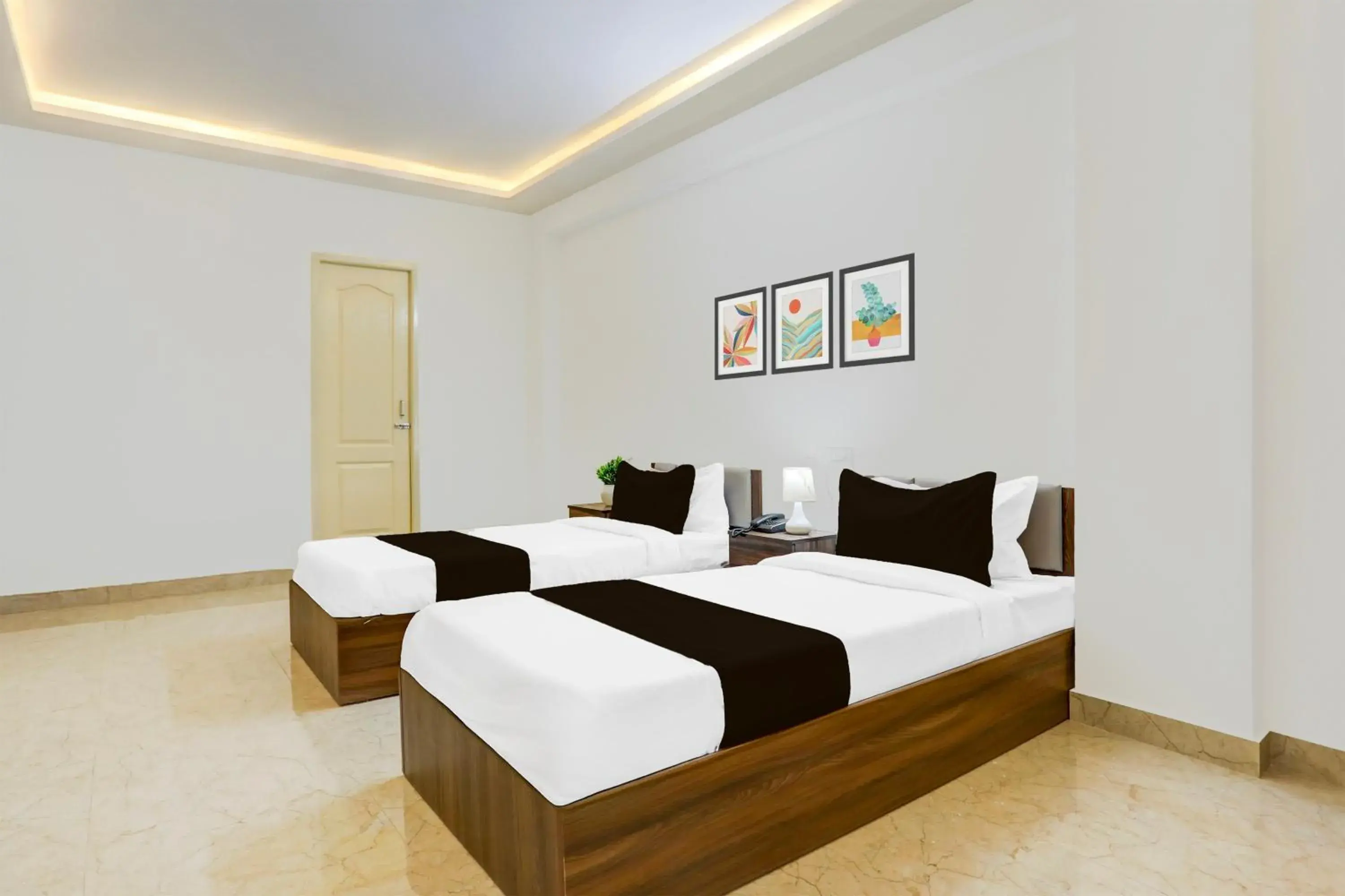 Bedroom, Bed in Super Townhouse Madiwala Lake Park Bedroom, Bed in Super Townhouse Madiwala Lake Park