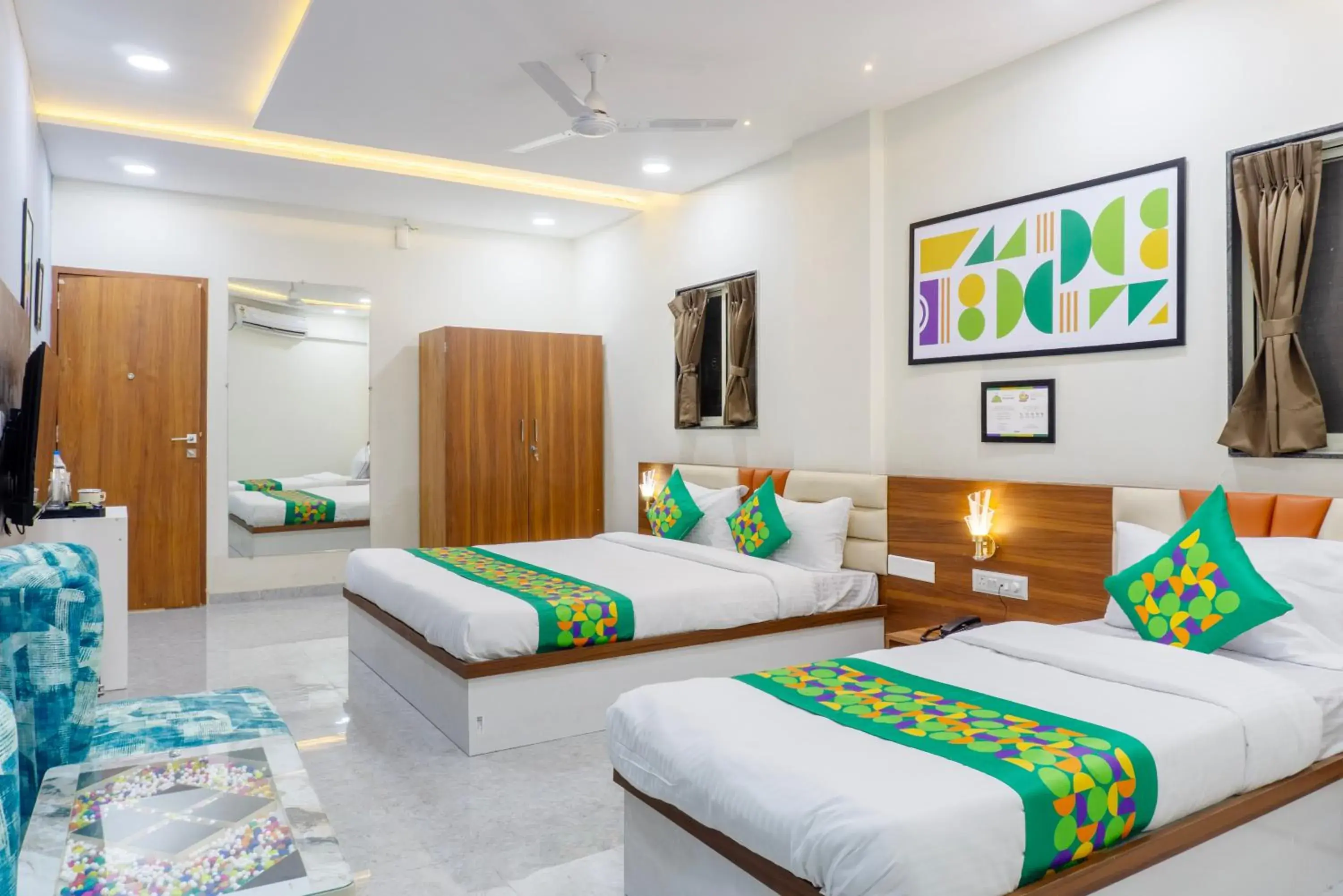 Deluxe Family Room - single occupancy in Treebo Aura Inn Regency Deluxe Family Room - single occupancy in Treebo Aura Inn Regency