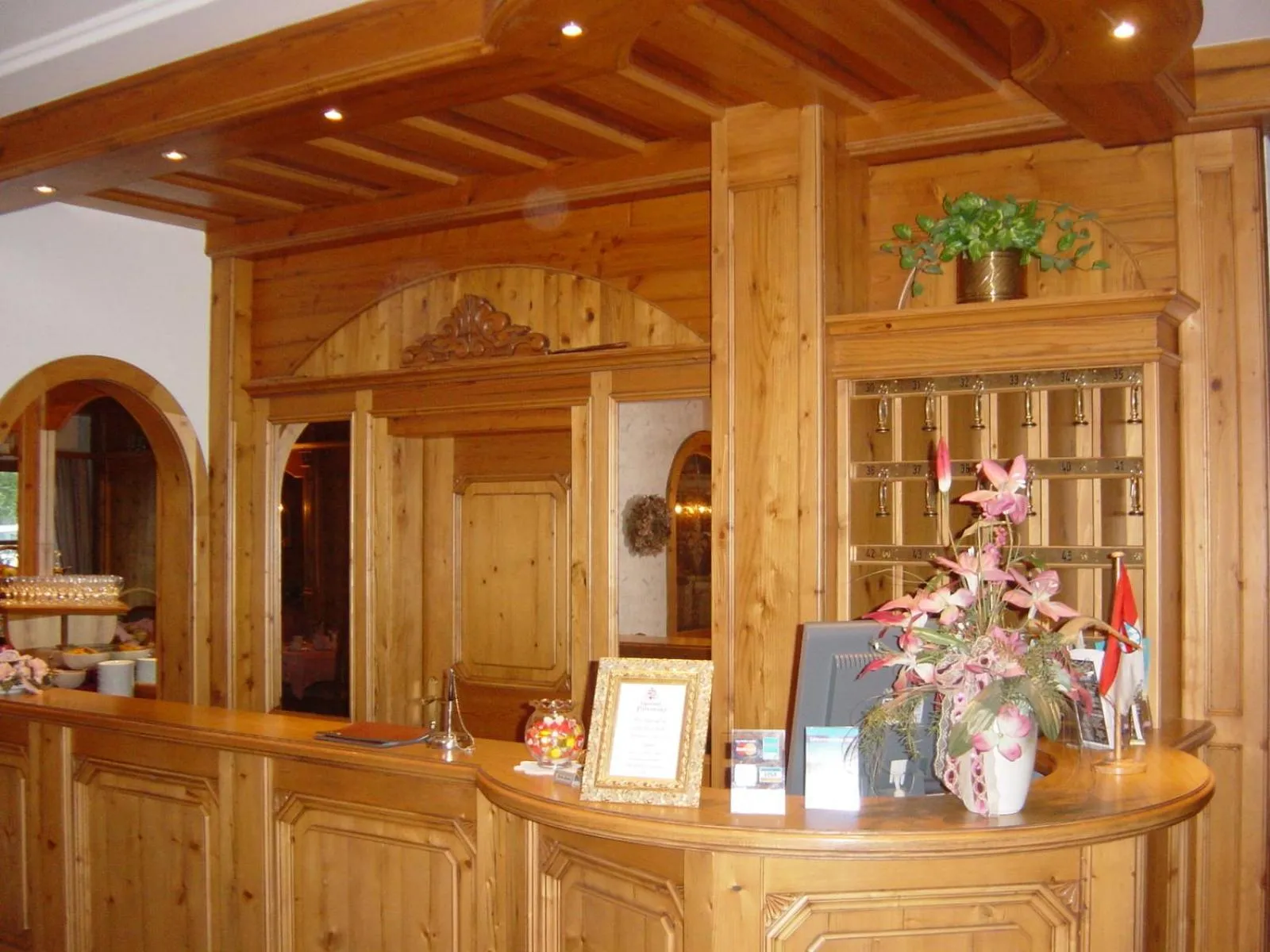 Lobby or reception in Alpenhotel Pfaffenwinkel