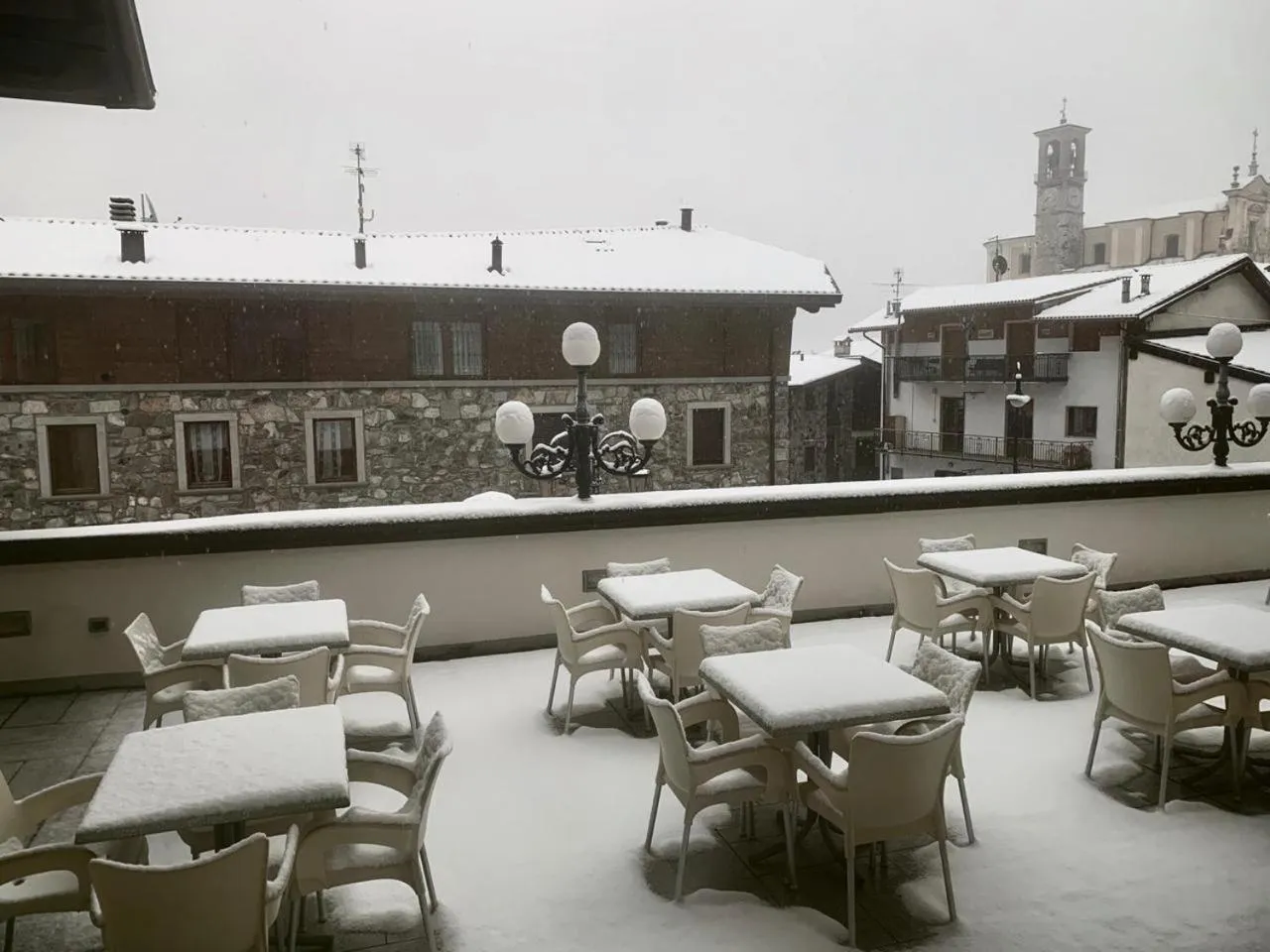 Balcony/Terrace in Albergo Venturelli