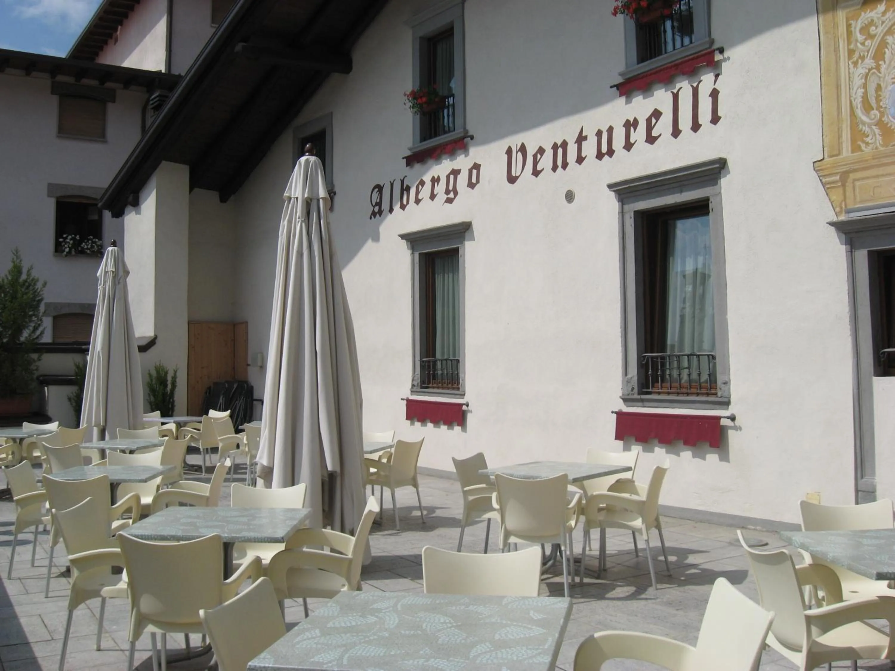 Patio in Albergo Venturelli