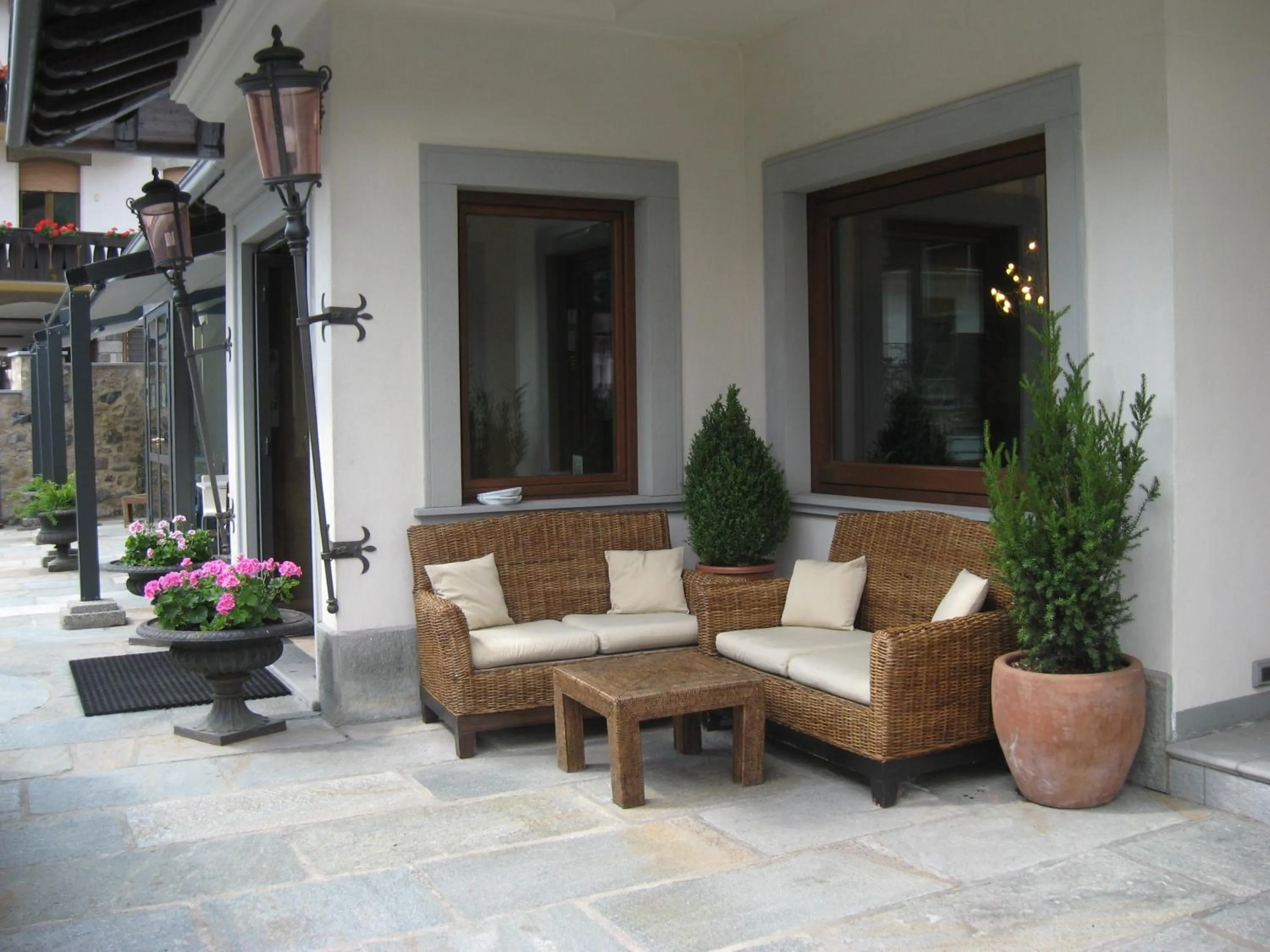 Patio in Albergo Venturelli