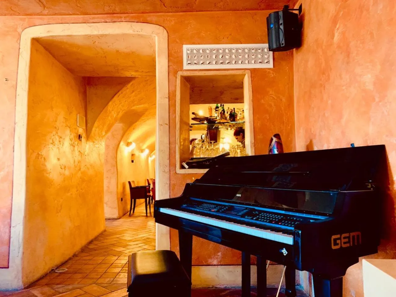 Lounge or bar in Albergo Venturelli