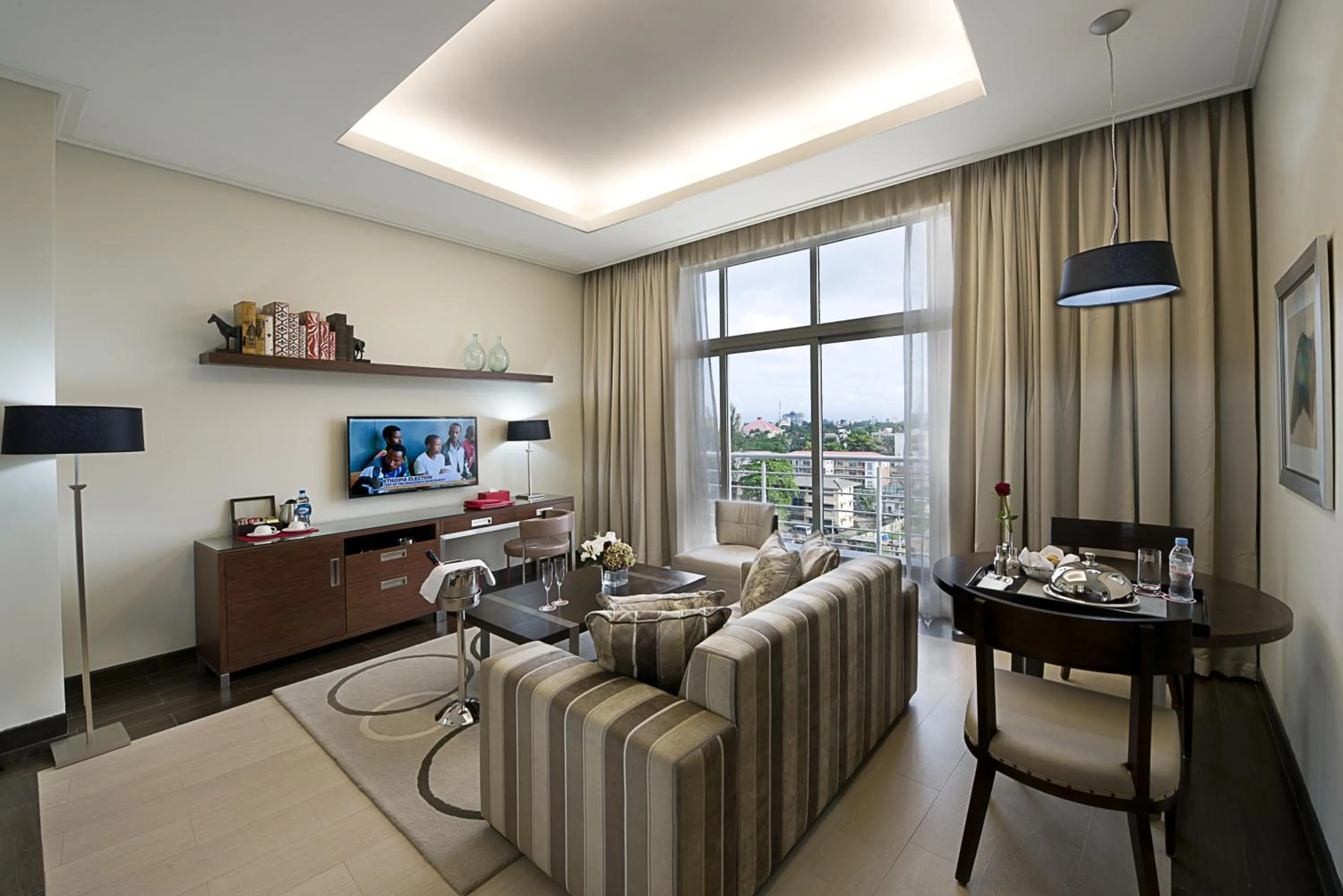 Living room in The George Hotel