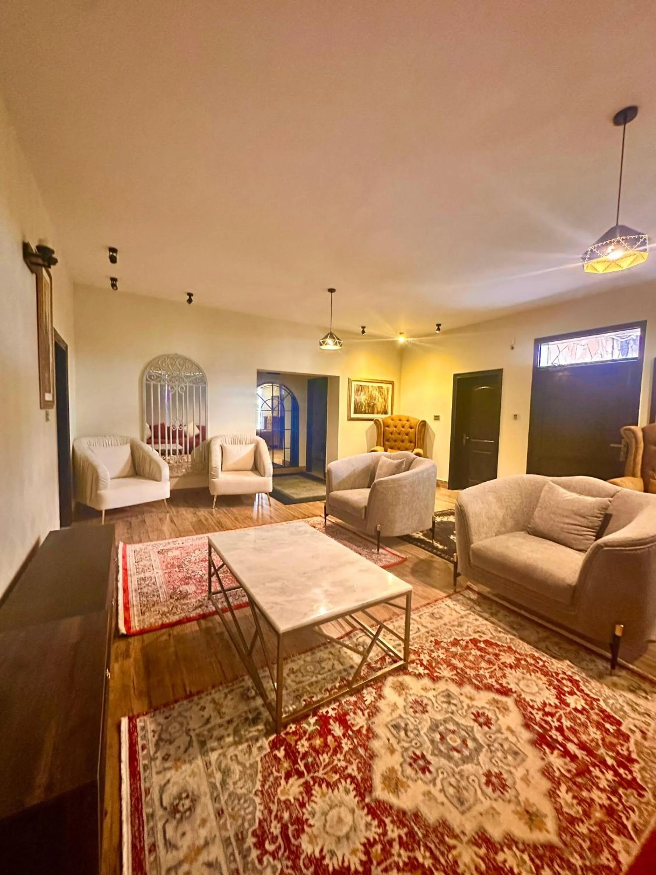 Seating area, Bed in Pasha Nova