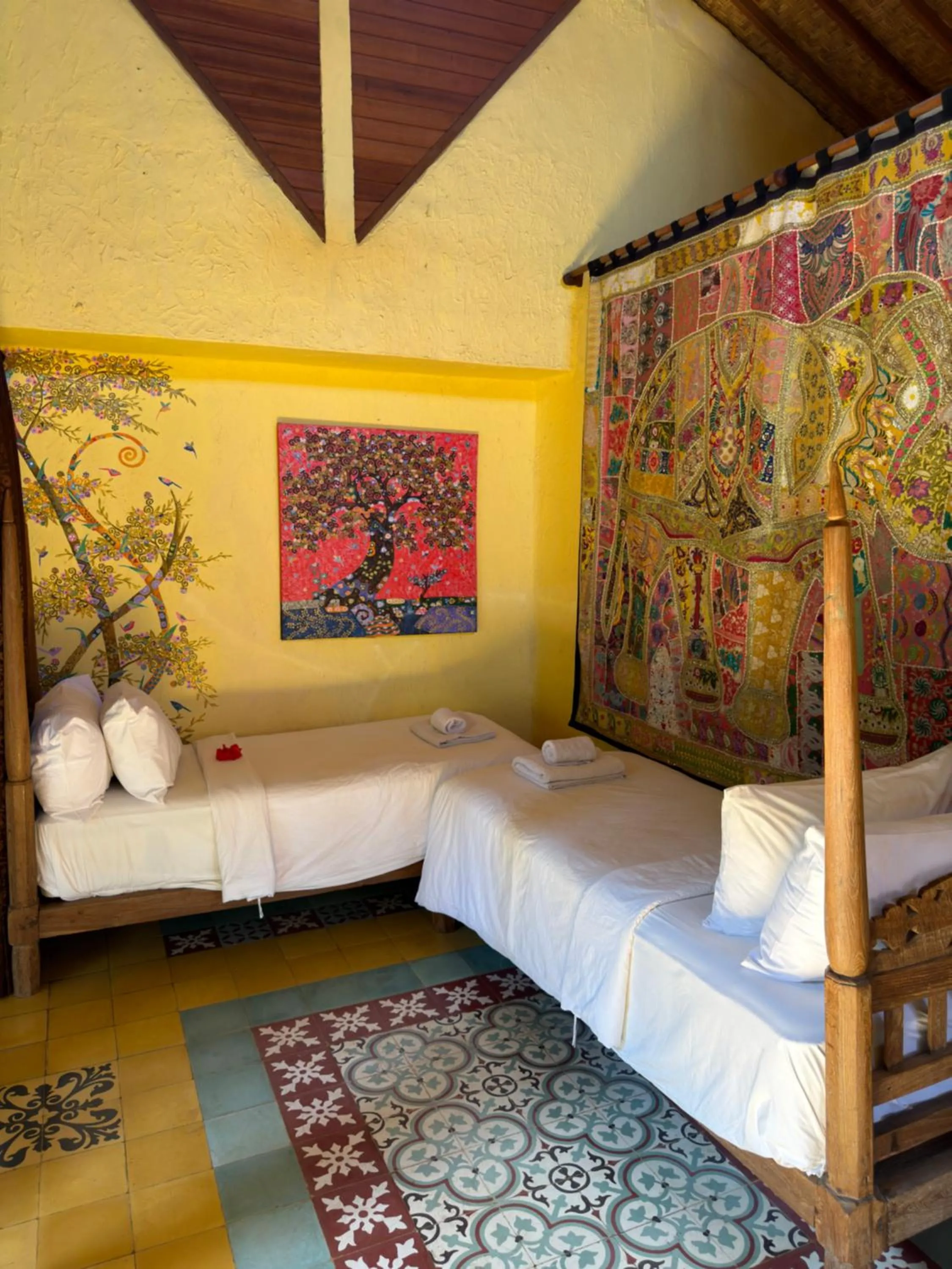 Bed in Bali Bohemia Huts