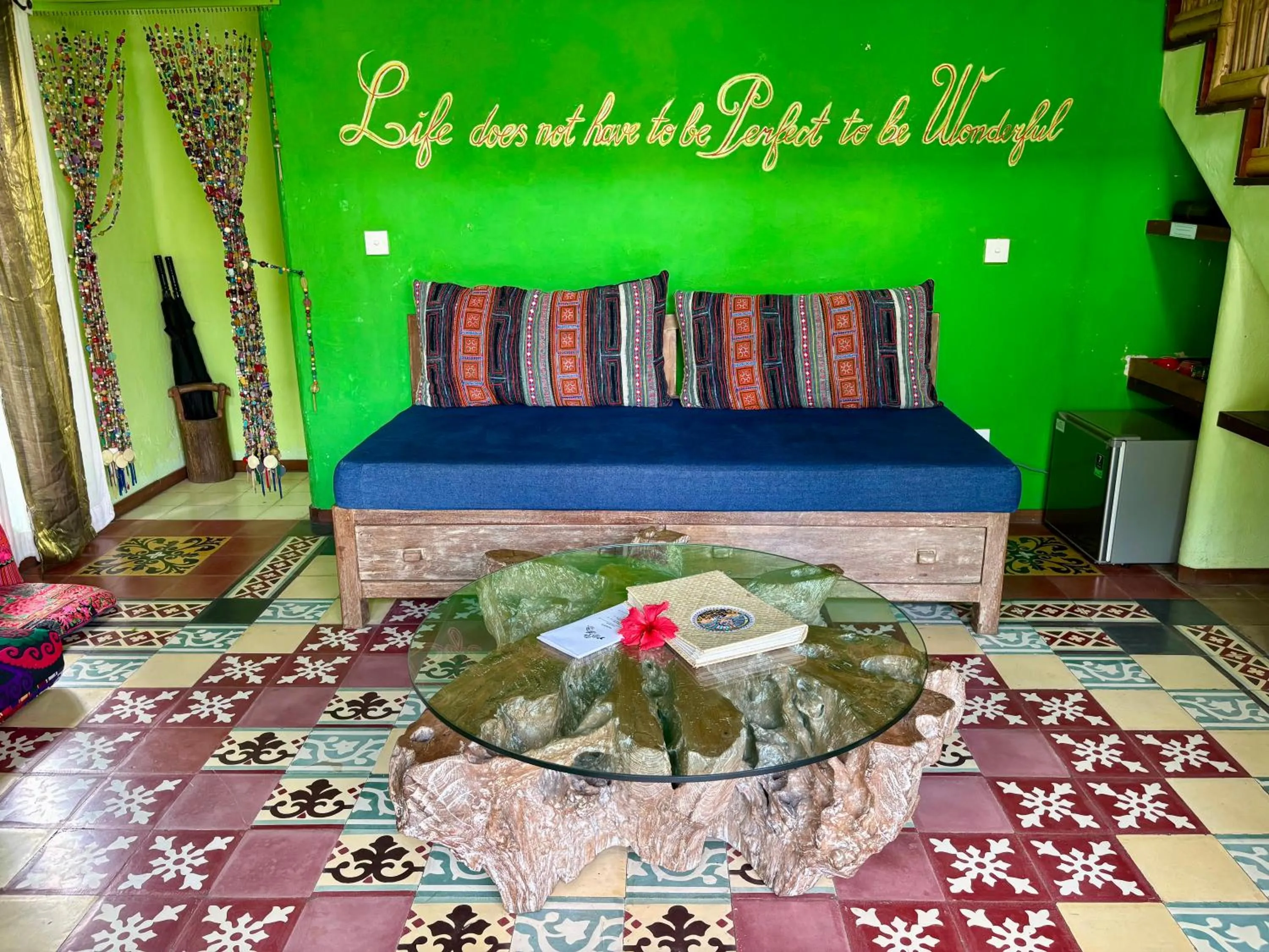 Living room in Bali Bohemia Huts