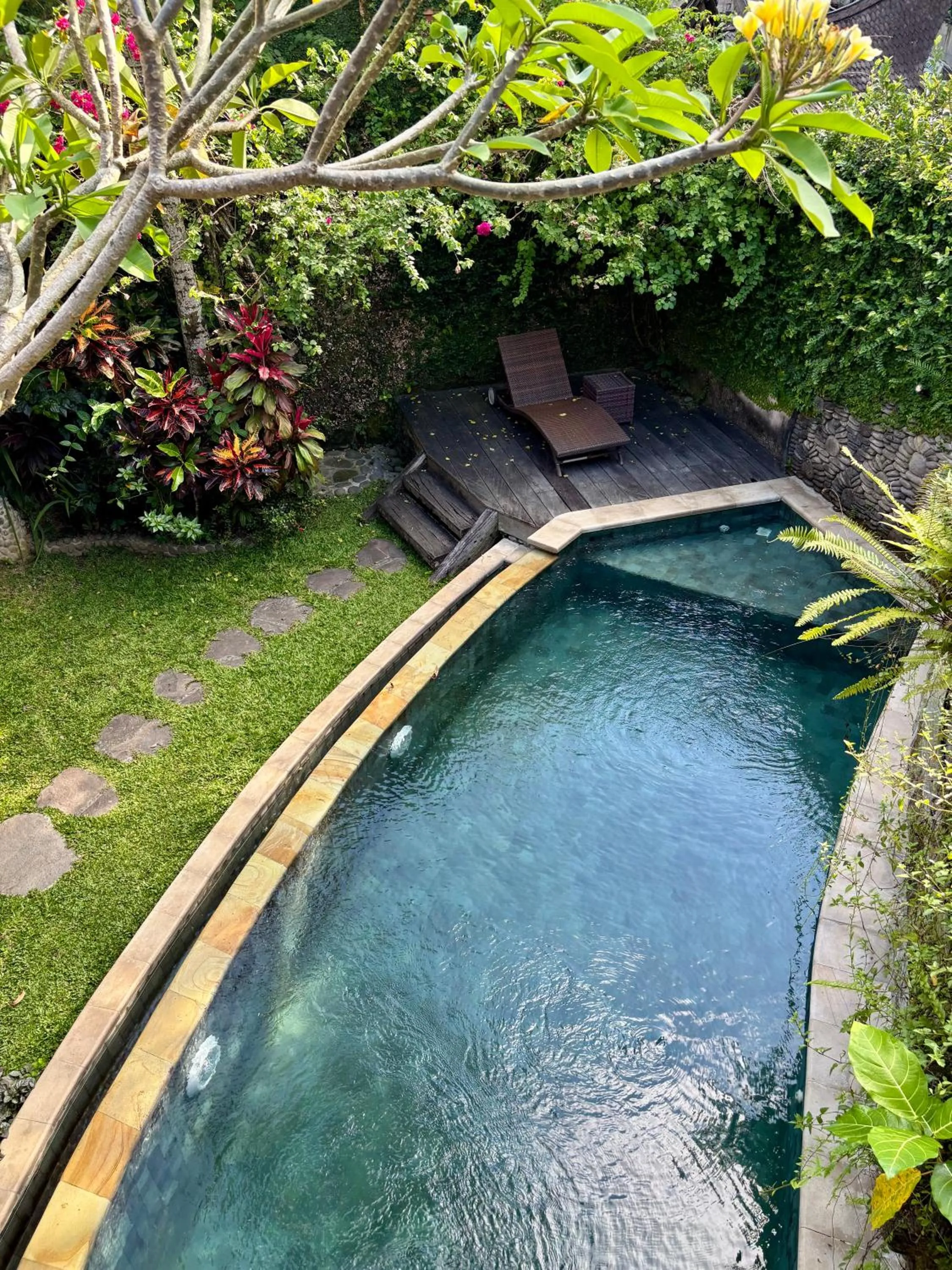 Pool view in Bali Bohemia Huts