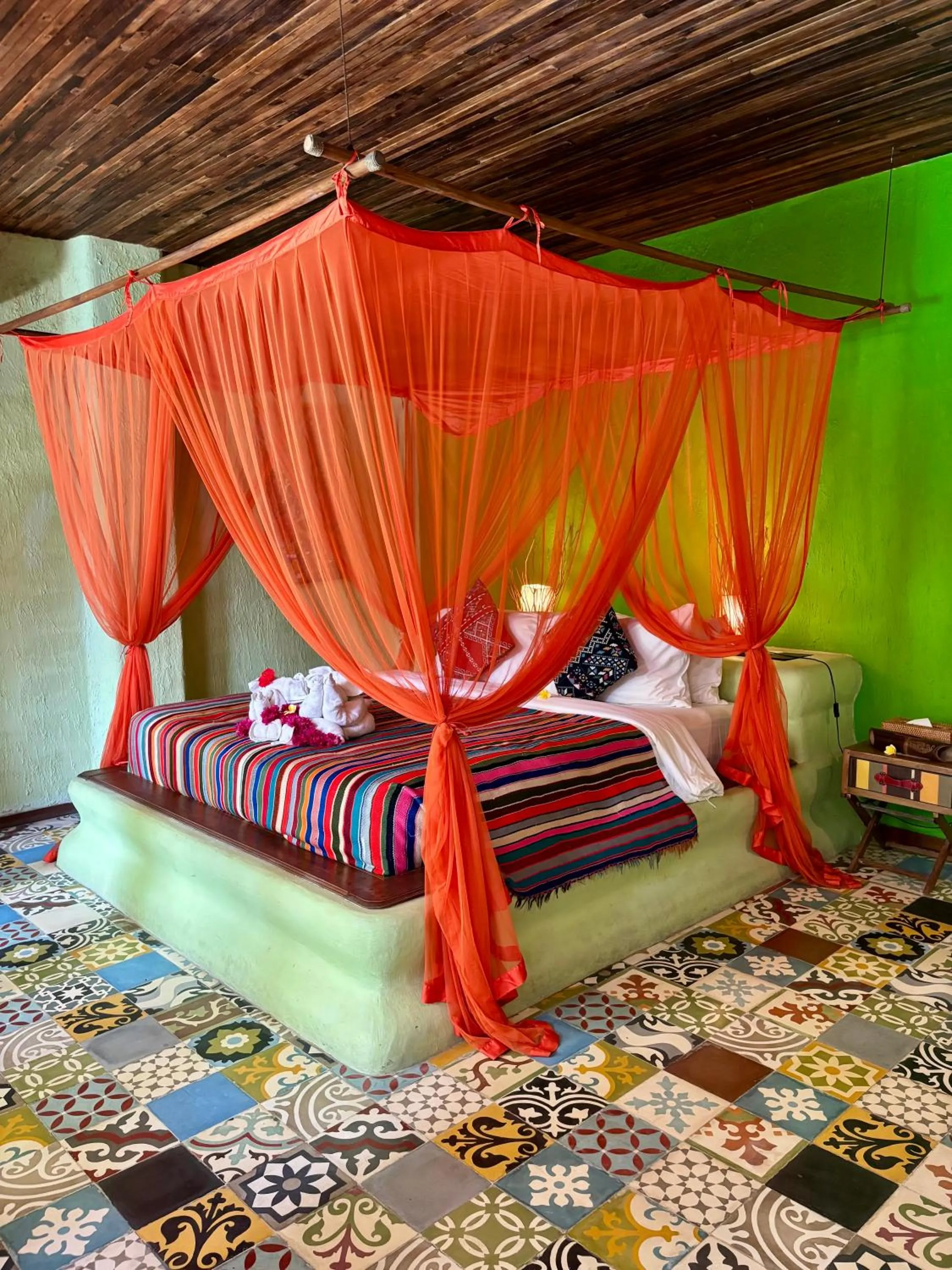 Bedroom, Bed in Bali Bohemia Huts