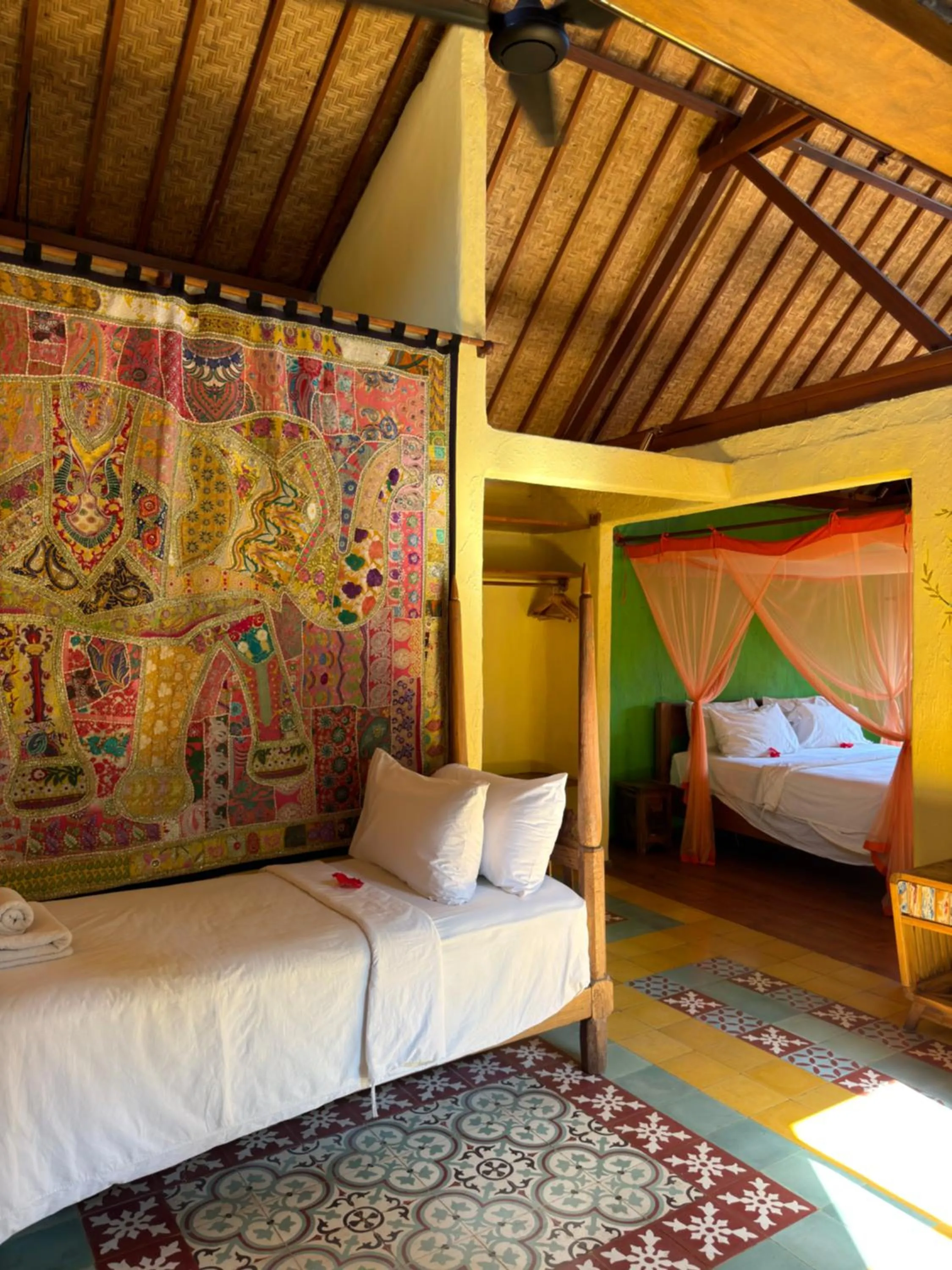 Bed in Bali Bohemia Huts