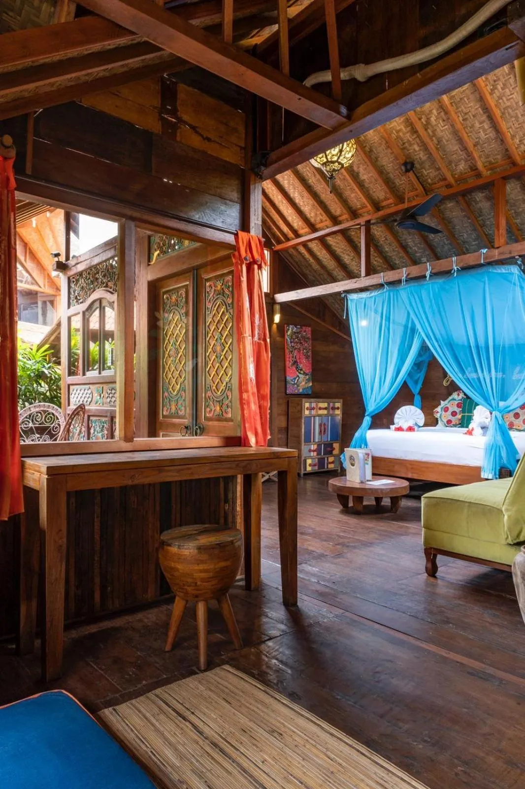 Bedroom, Bed in Bali Bohemia Huts