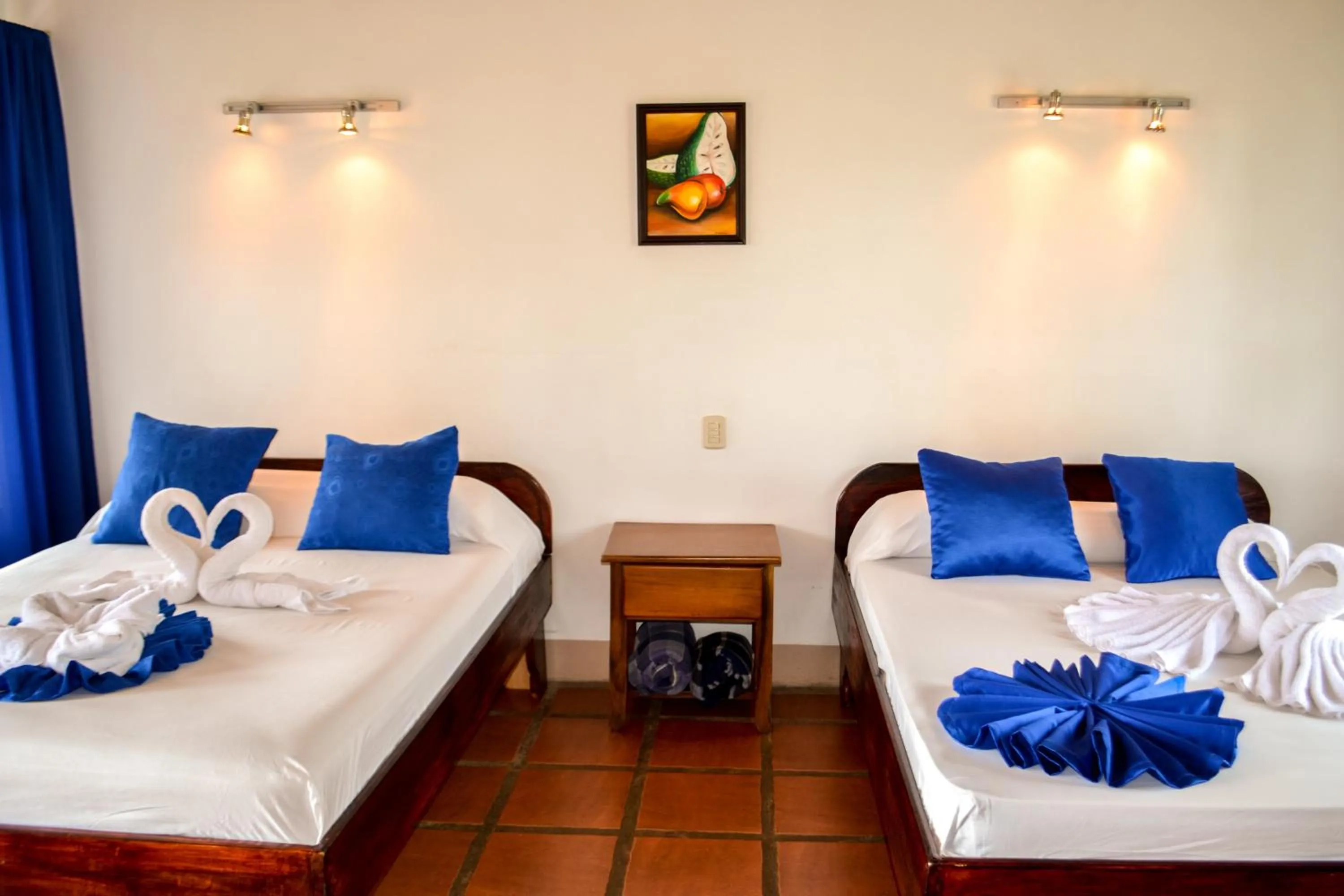 Bed in Termales del Bosque & Hot Springs