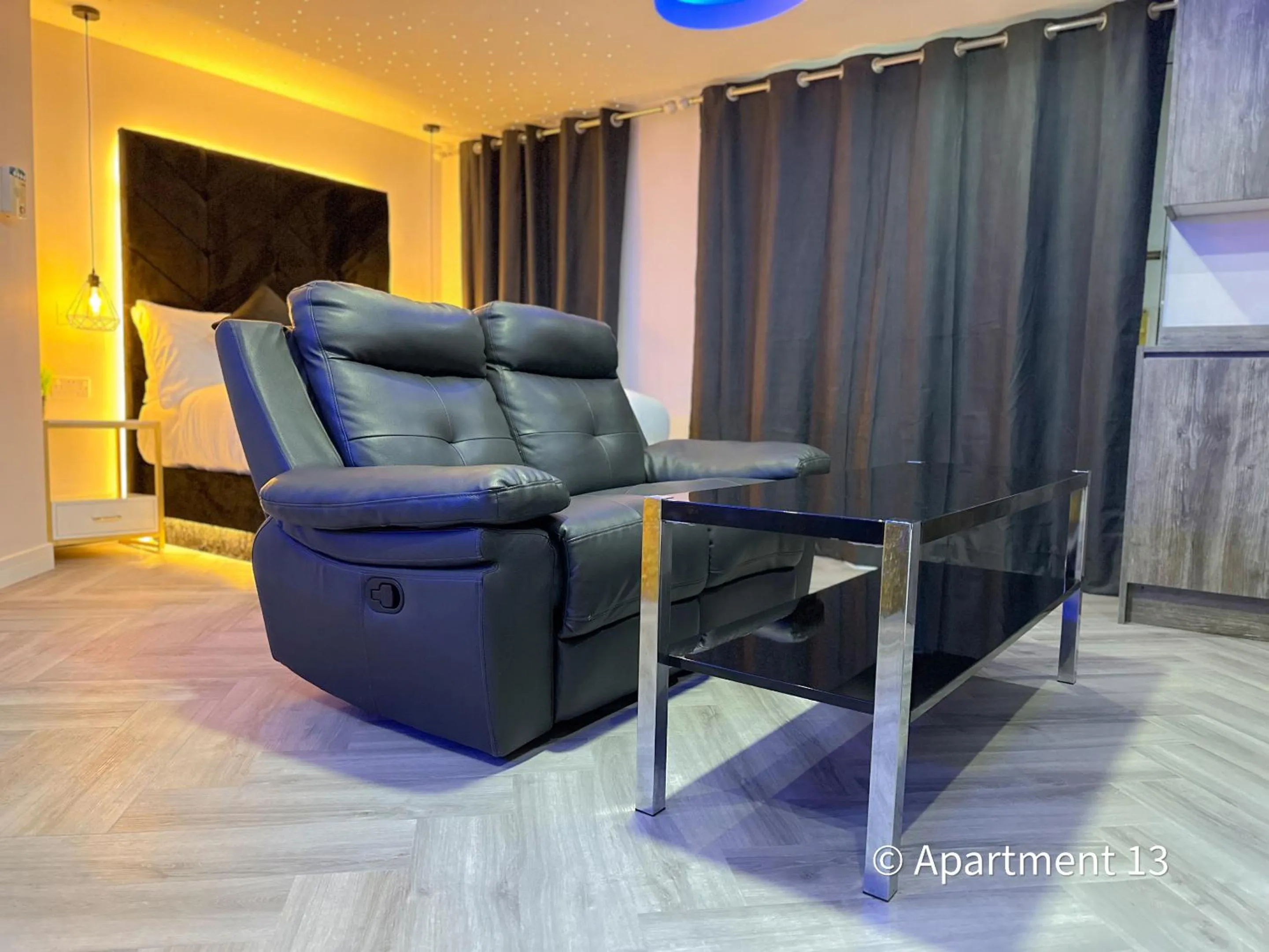 Living room in Mansa Apartments