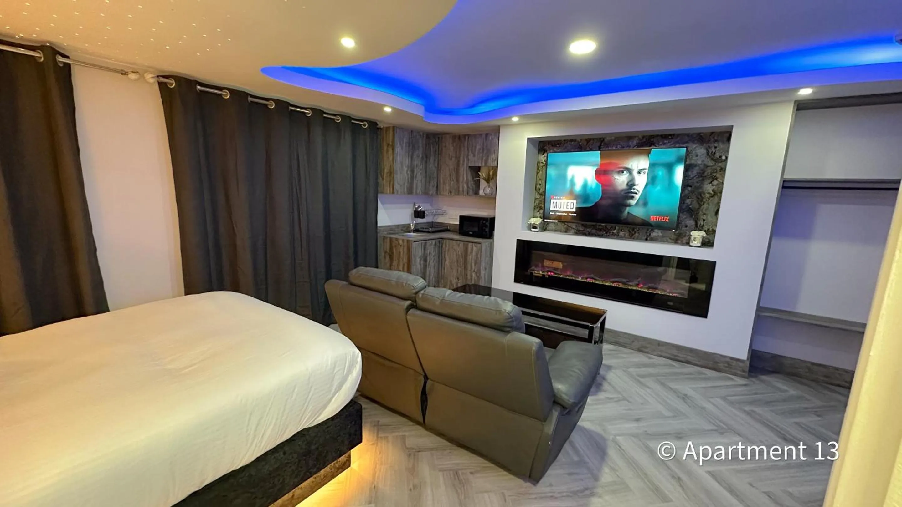 Living room in Mansa Apartments