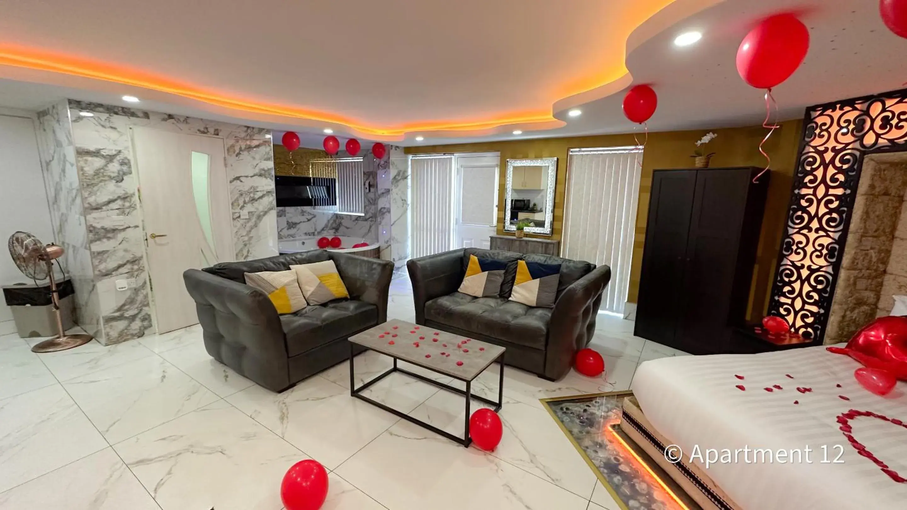 Living room in Mansa Apartments Living room in Mansa Apartments