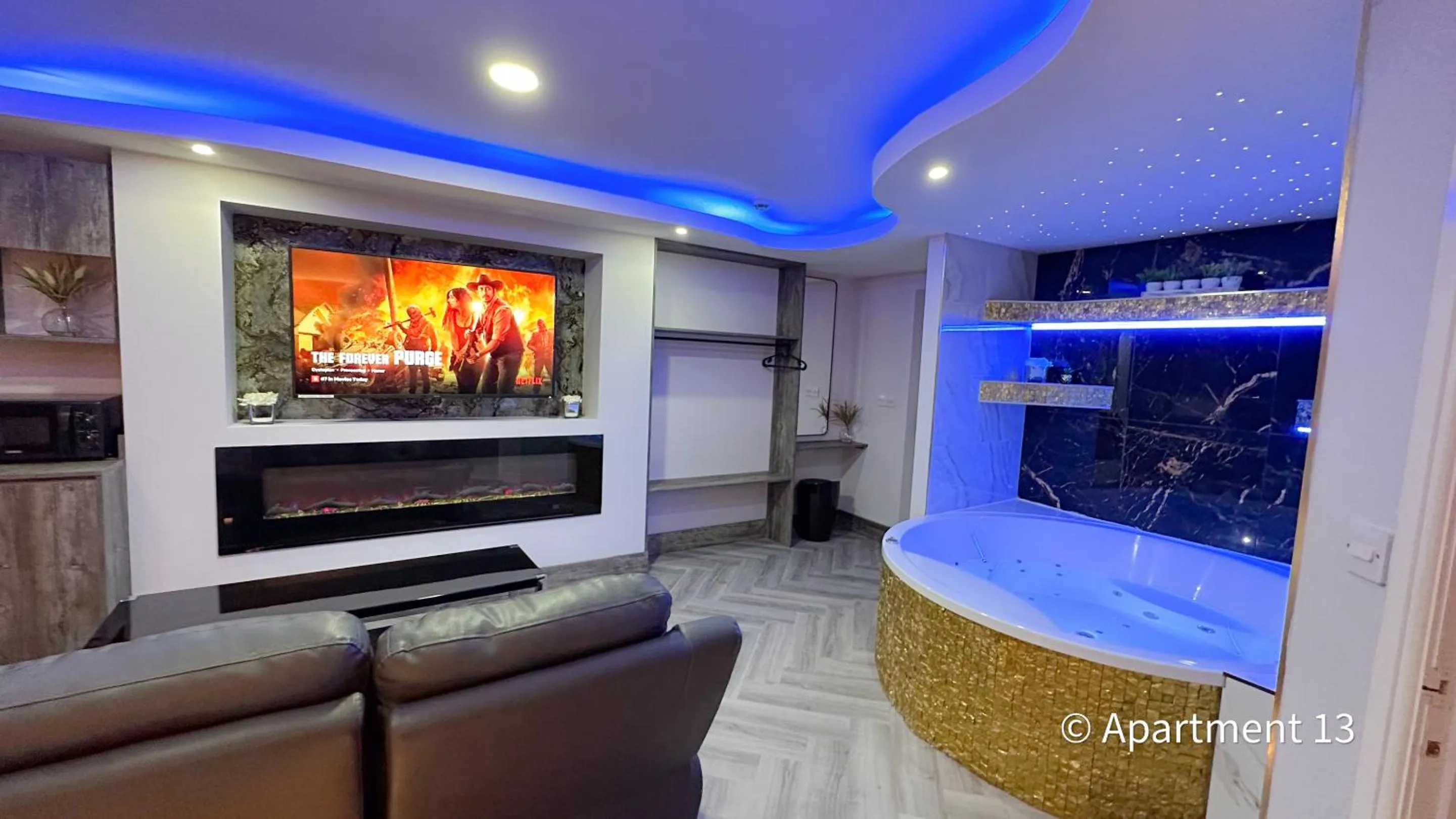 Living room in Mansa Apartments