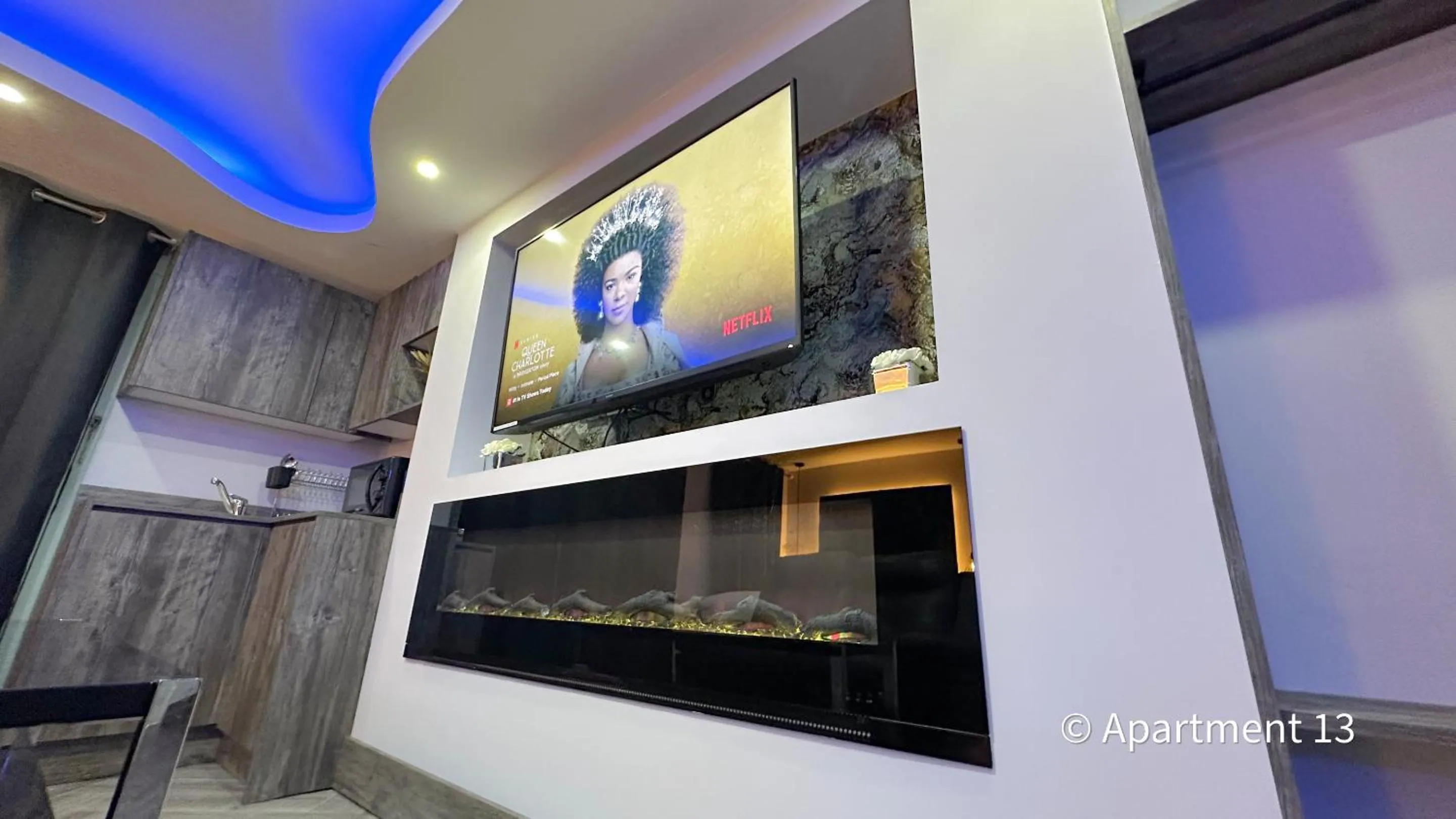 Living room in Mansa Apartments