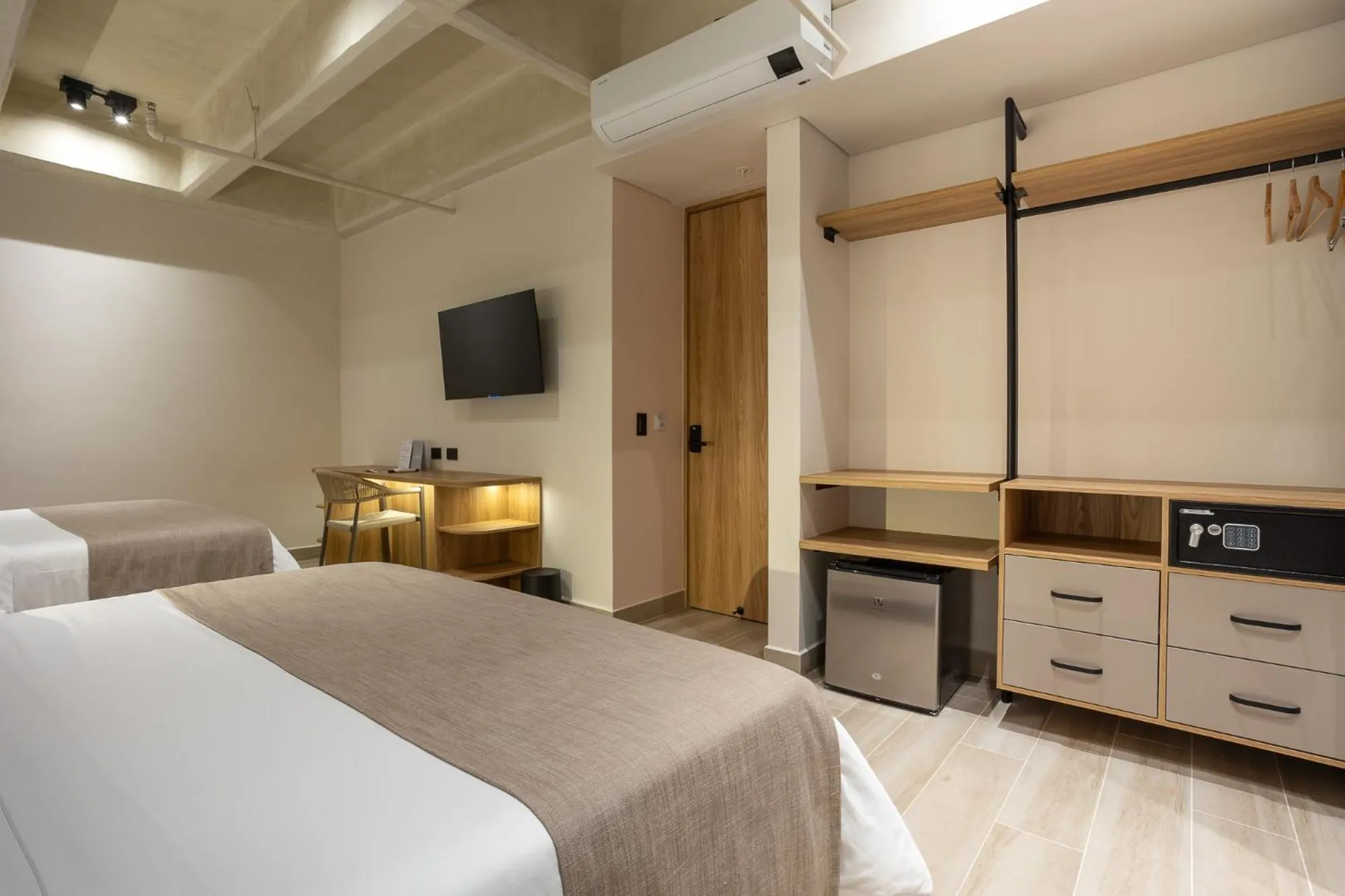 Bed in Hotel Tres Altares Sabaneta