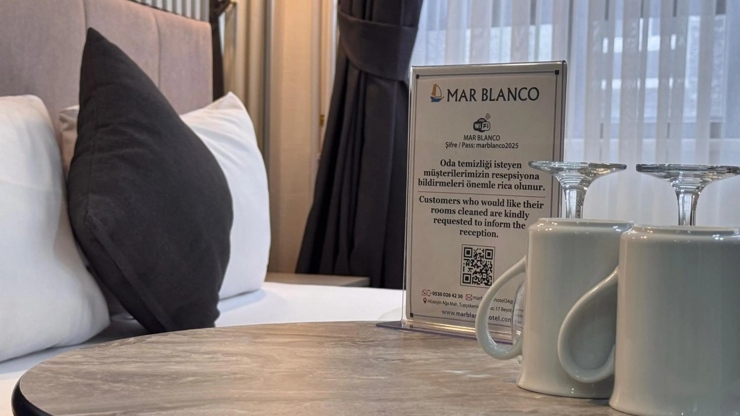 Bed in Mar Blanco Hotel