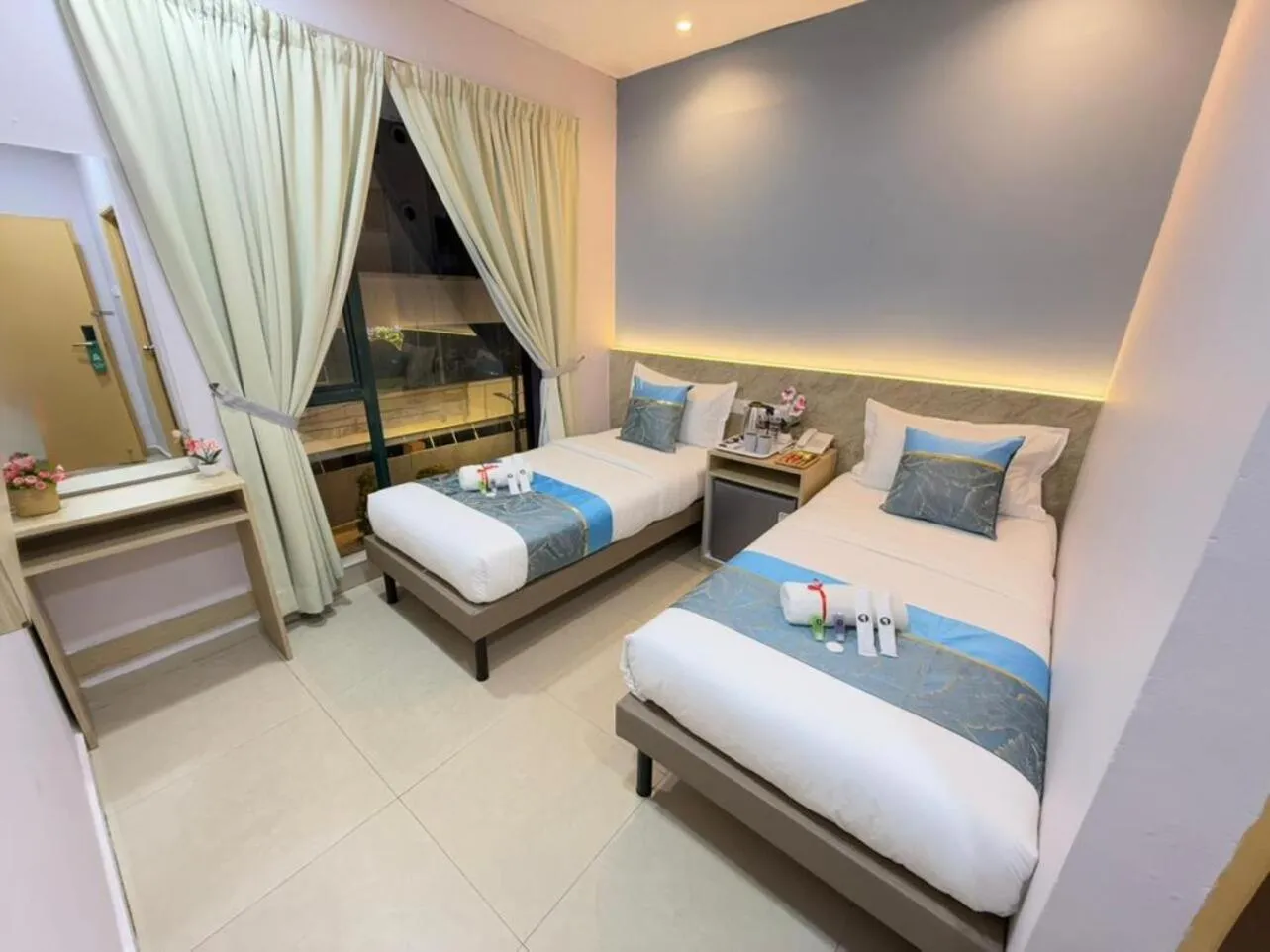 Living room, Bed in AQ Hotel Bukit Bintang