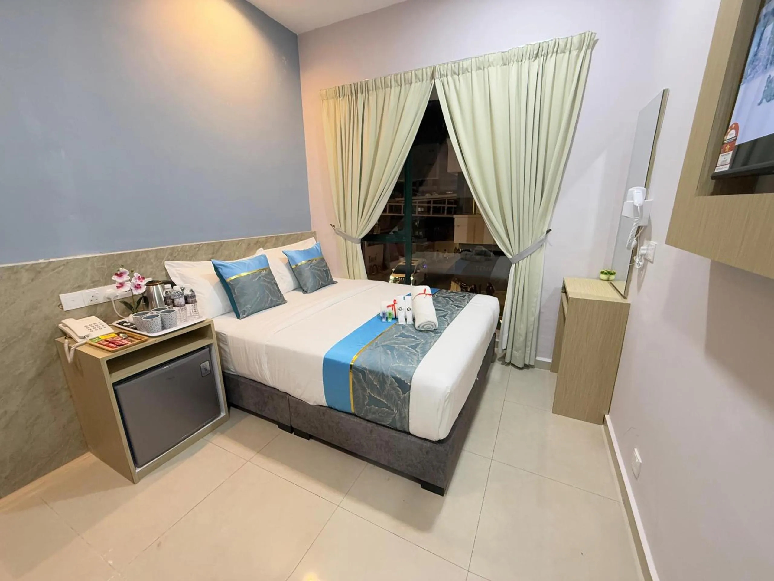 TV and multimedia, Bed in AQ Hotel Bukit Bintang