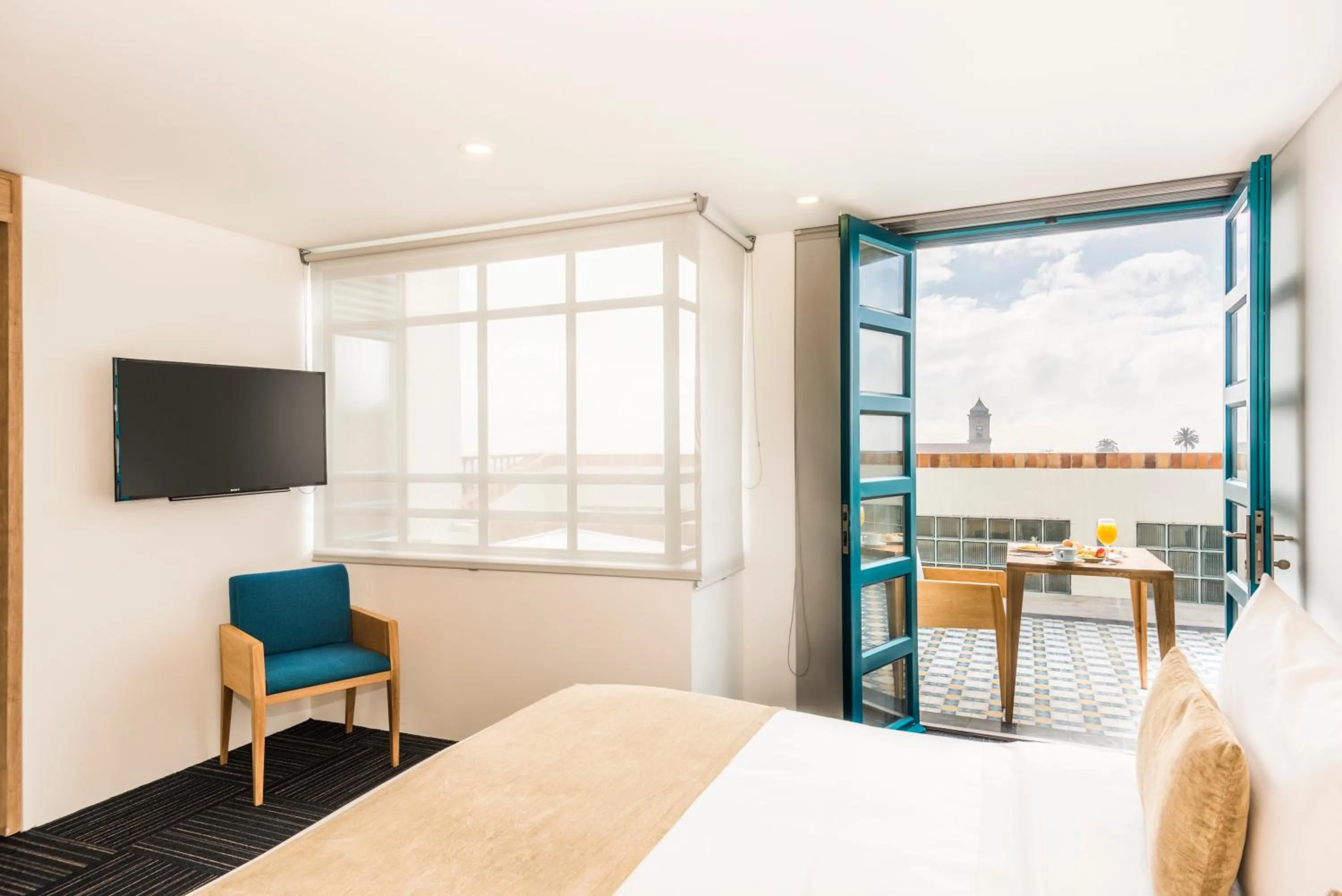 Bed in Hotel Camino de la Sal