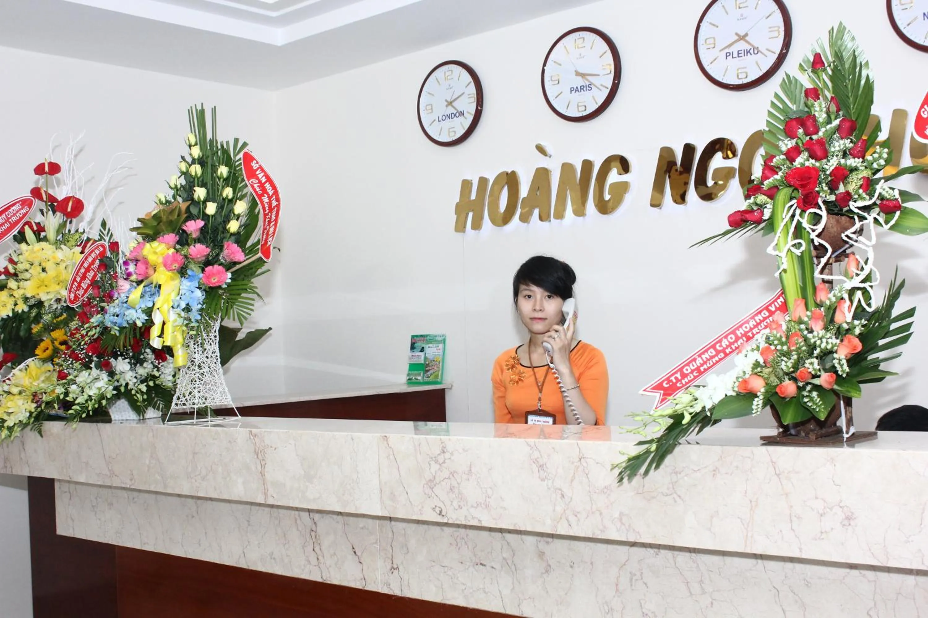Lobby or reception in Hoang Ngoc Hotel