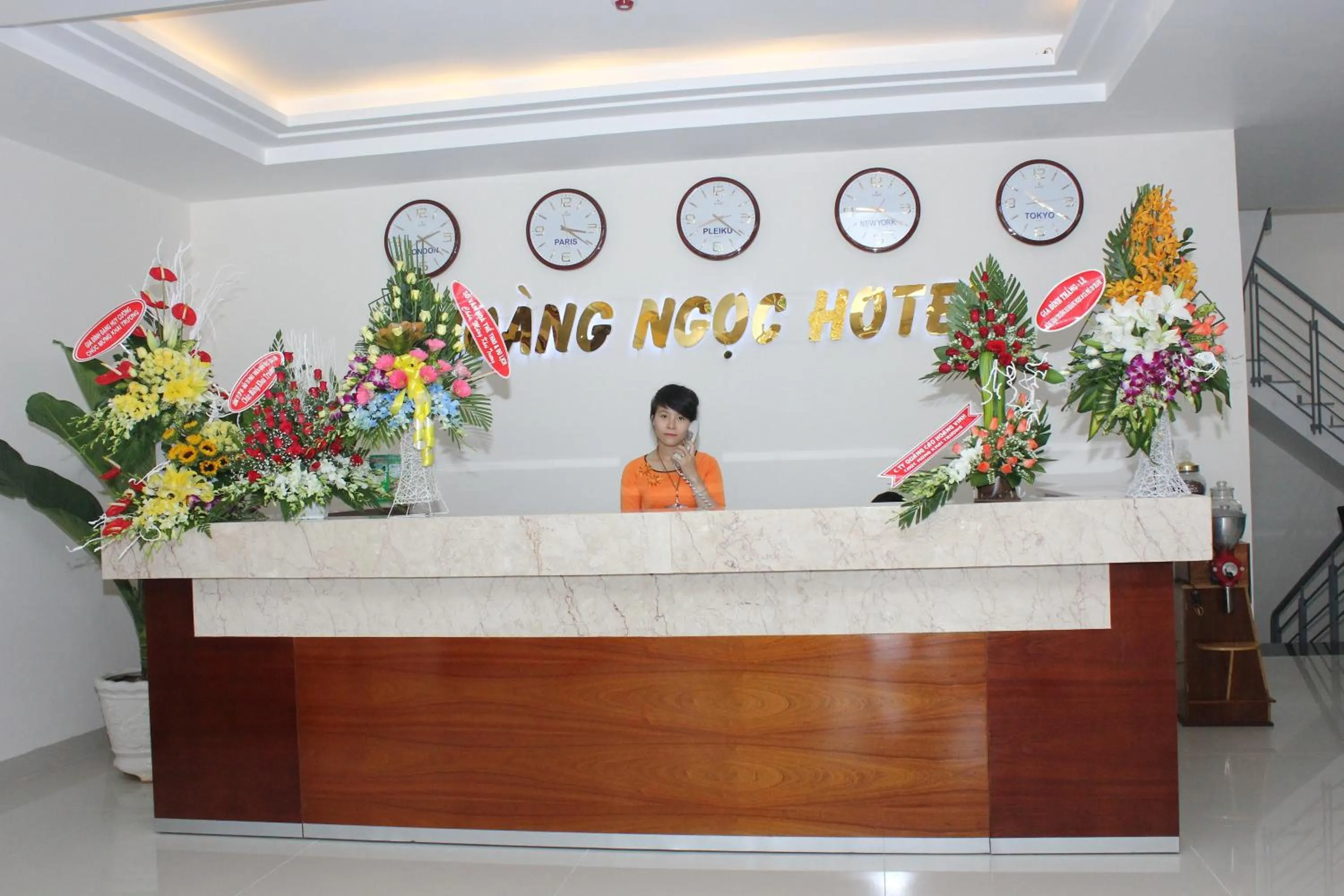 Lobby or reception in Hoang Ngoc Hotel