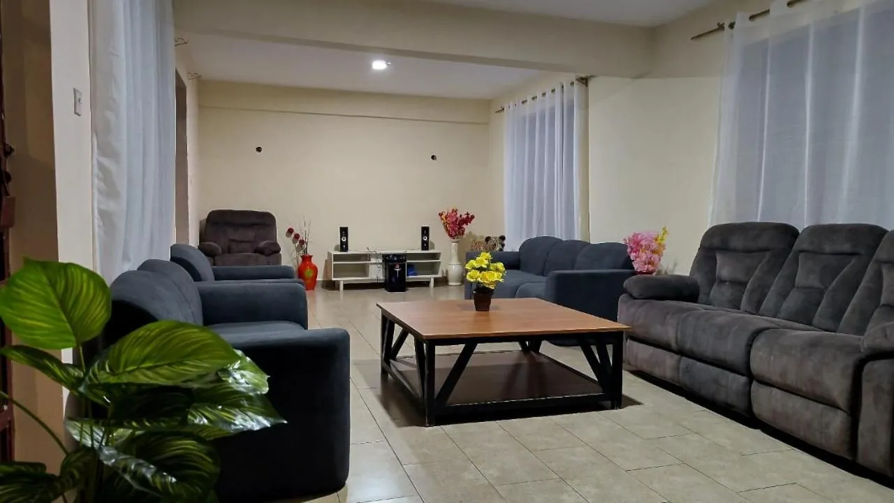 Seating area in Kusi Hotel Kakamega