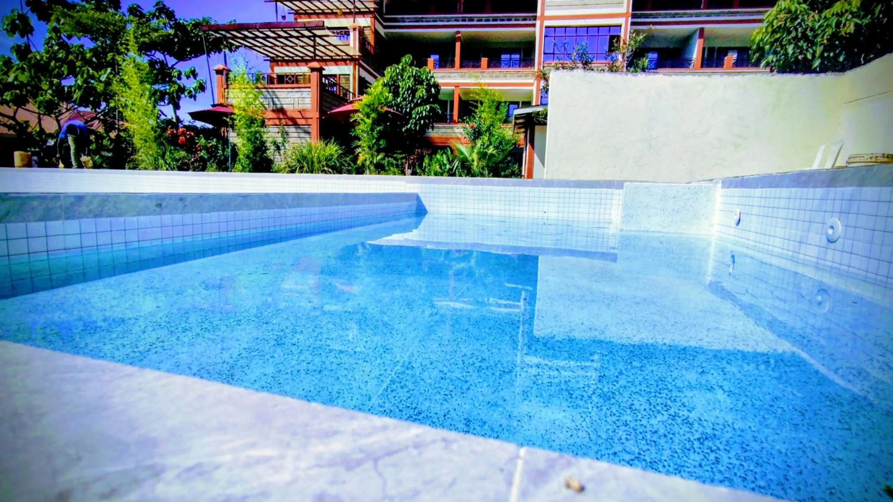 Swimming pool in Kusi Hotel Kakamega